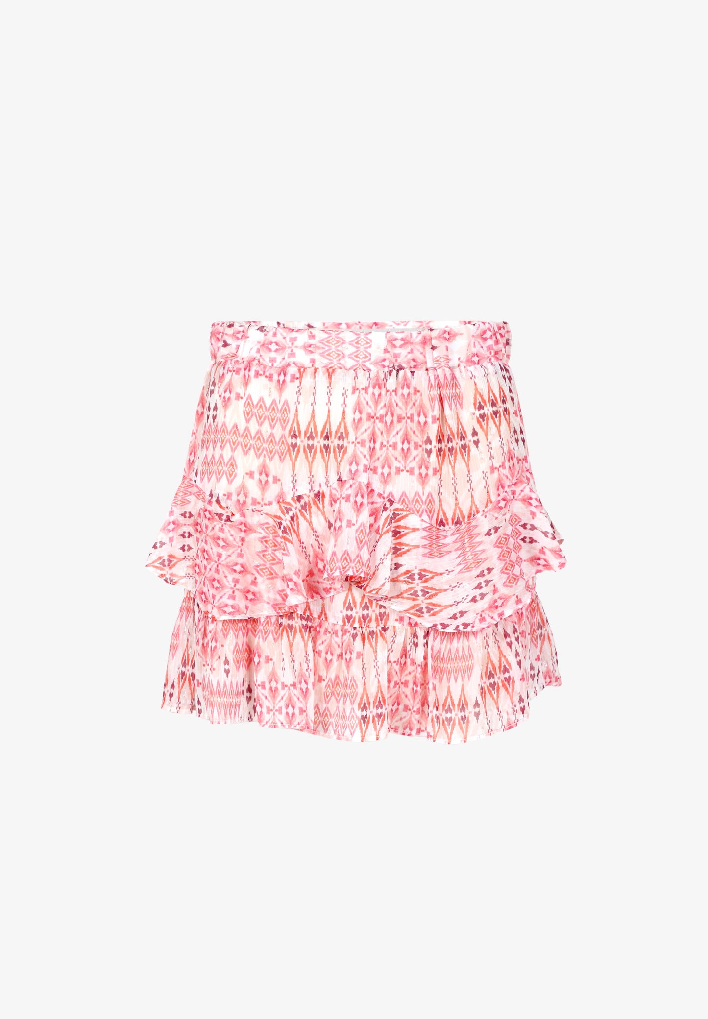 FALDA ESTAMPADA VOLANTES