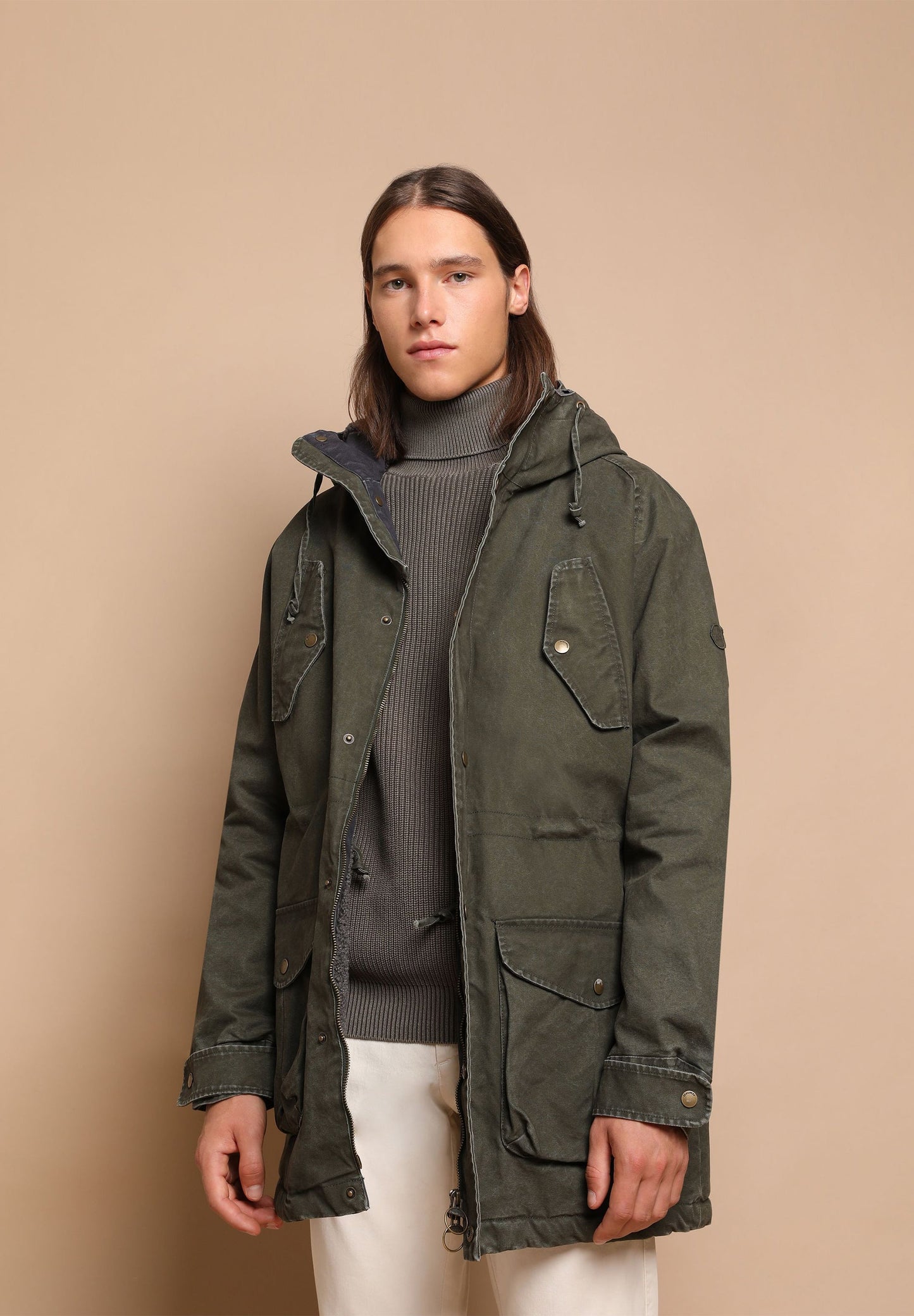 PARKA LARGA INTERIOR BORREGO