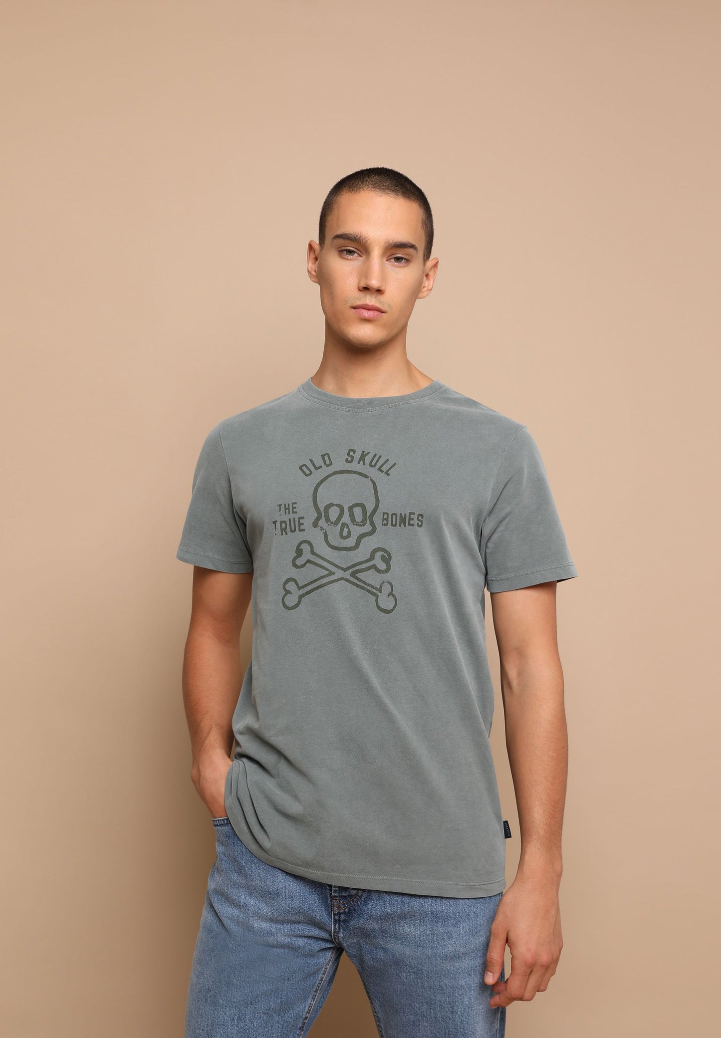 CAMISETA LAVADA CALAVERA