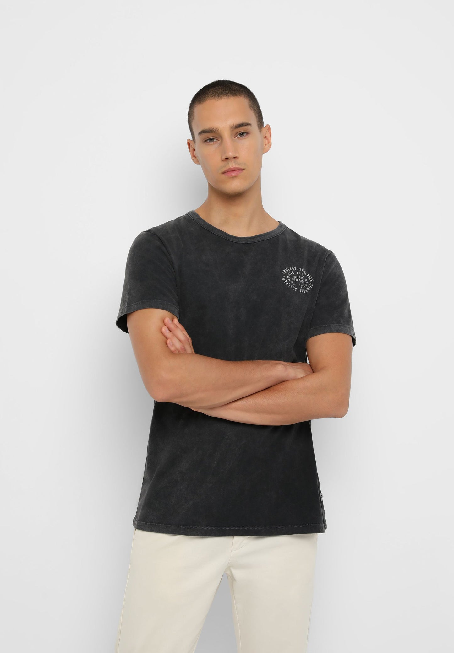 CAMISETA LAVADA PRINT TRASERO