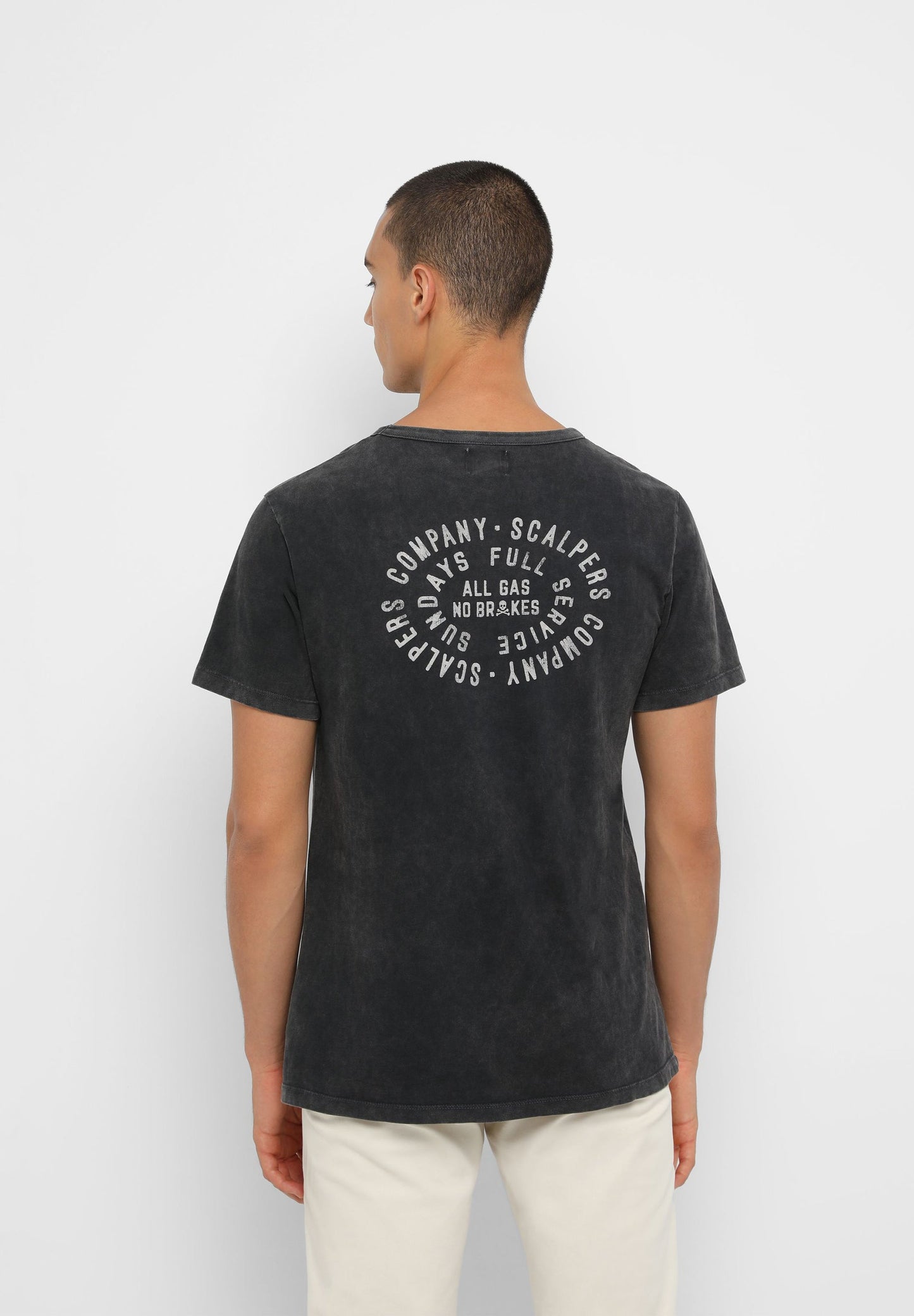 CAMISETA LAVADA PRINT TRASERO