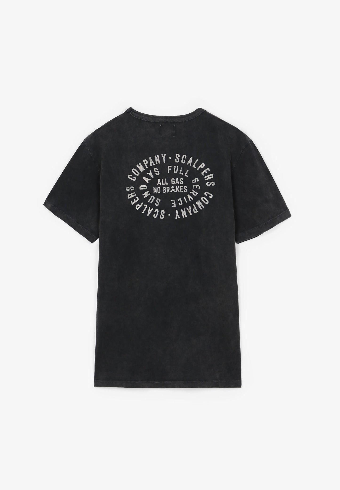 CAMISETA LAVADA PRINT TRASERO