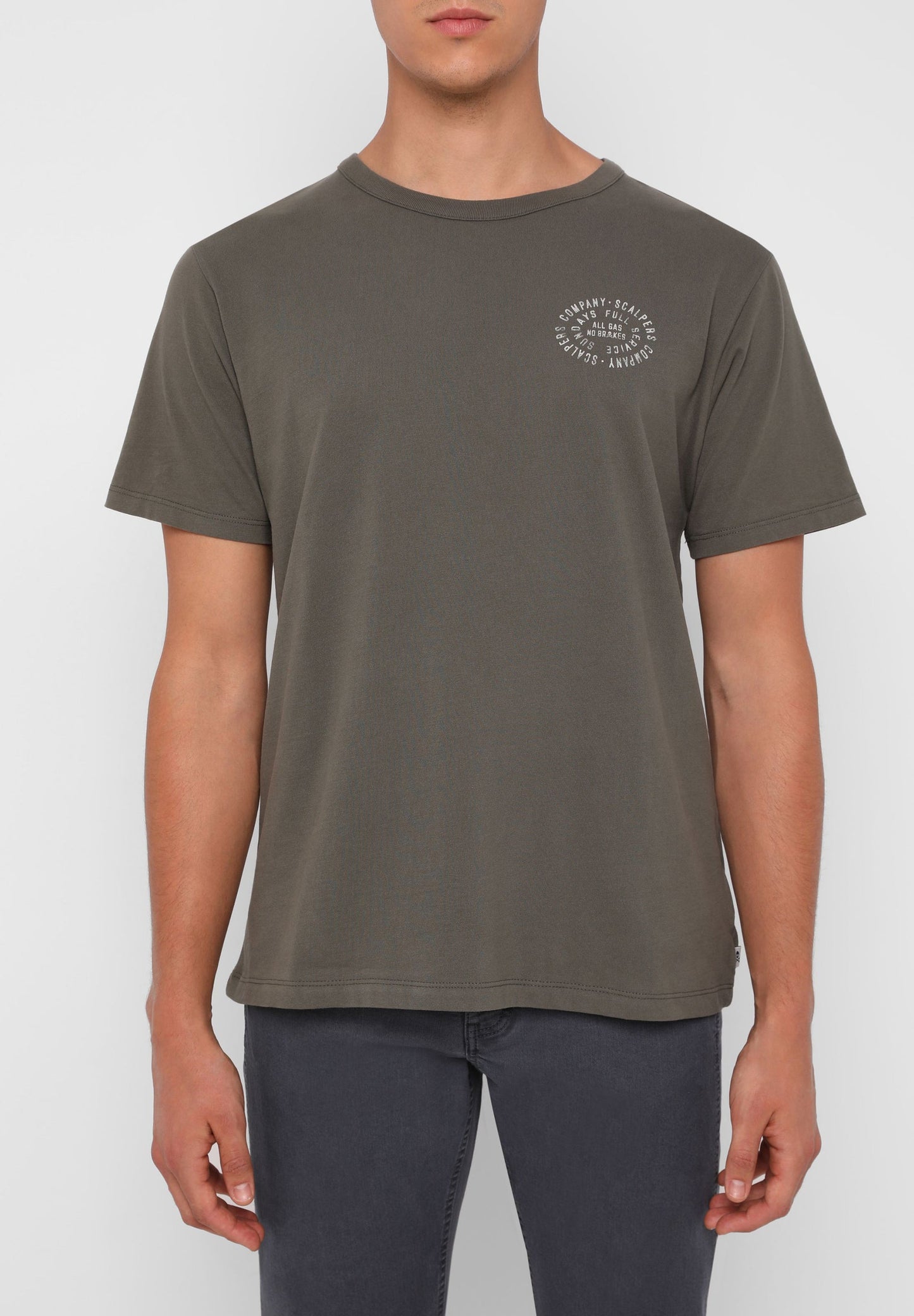 CAMISETA LAVADA PRINT TRASERO