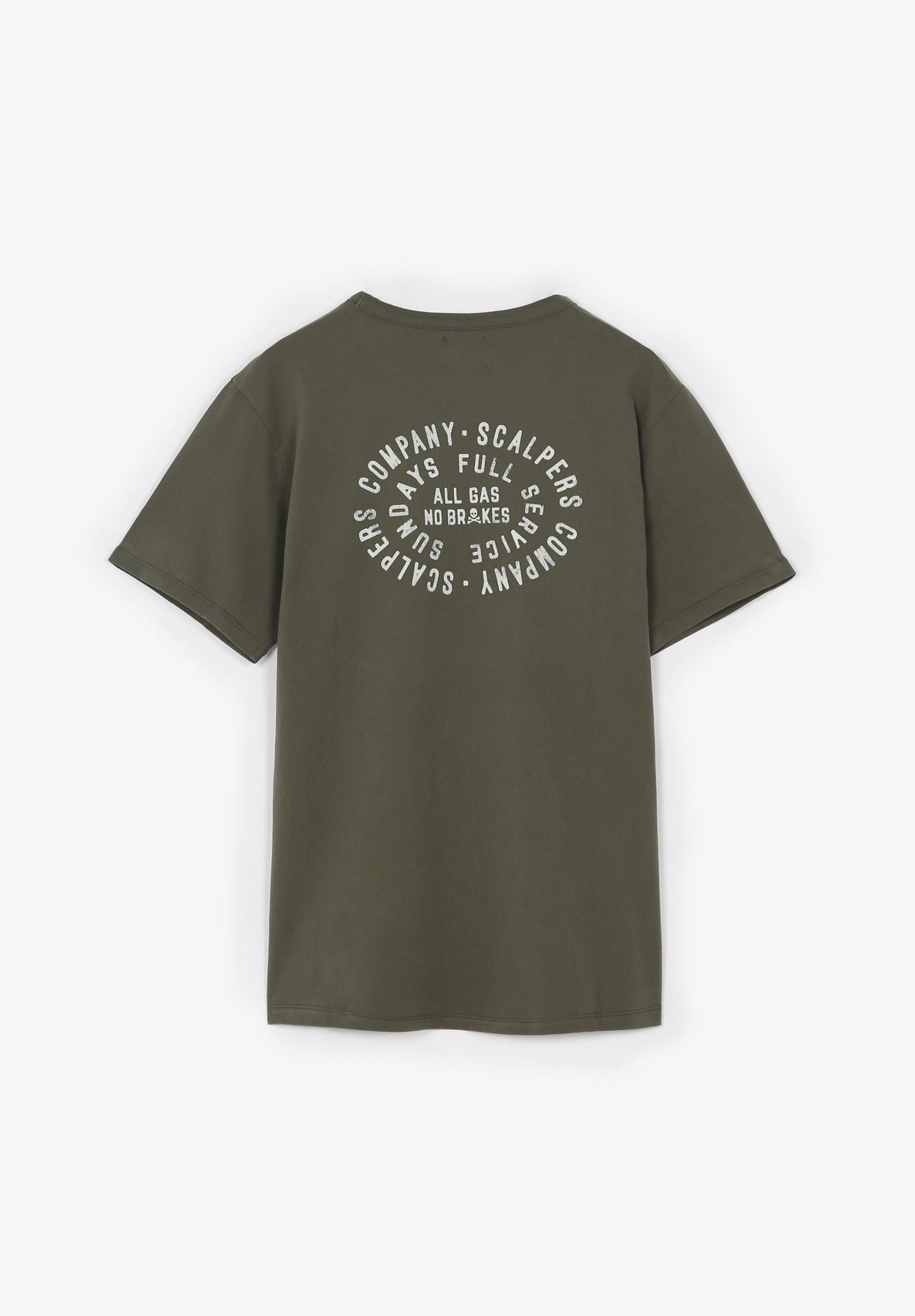 CAMISETA LAVADA PRINT TRASERO