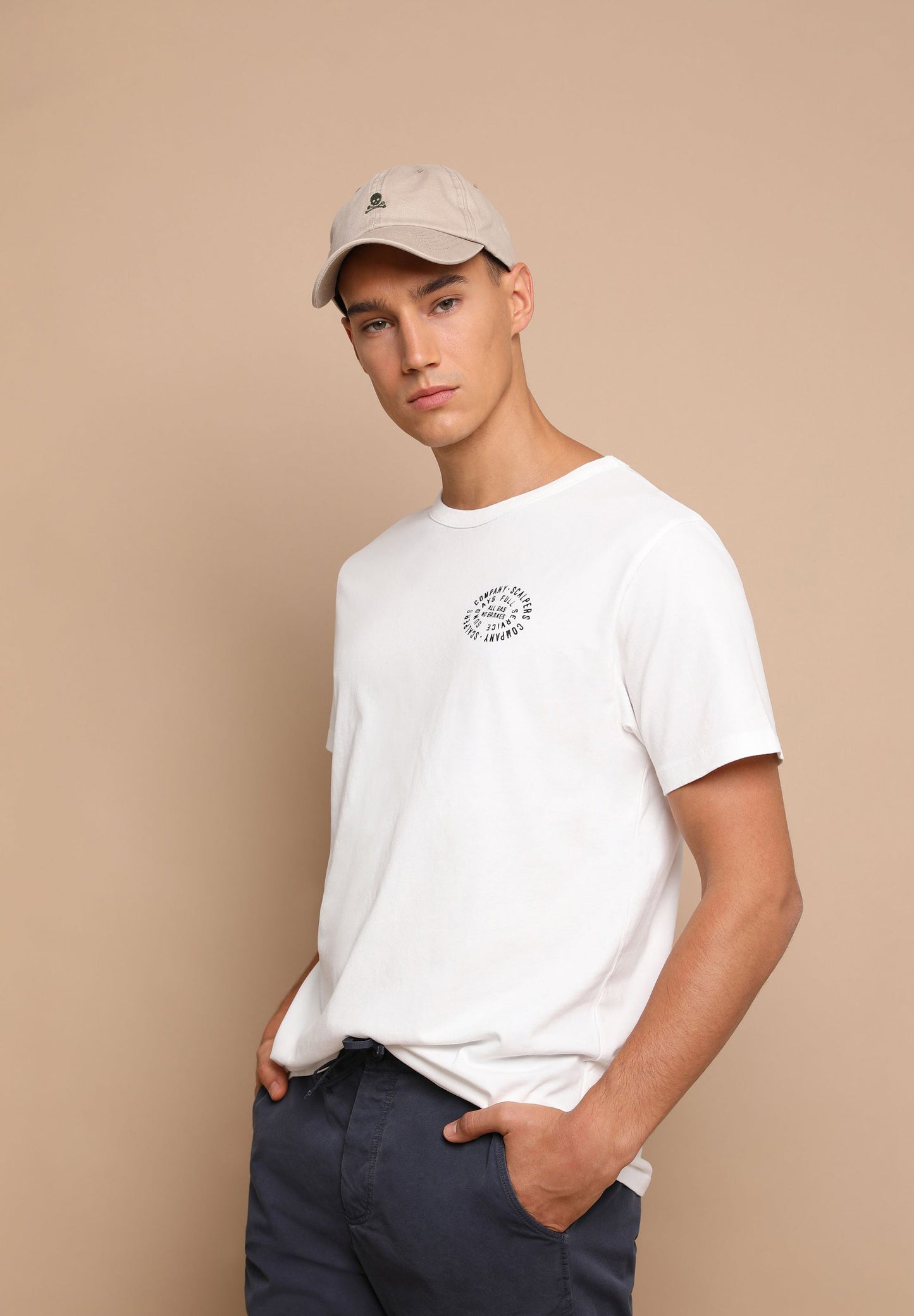 CAMISETA LAVADA PRINT TRASERO