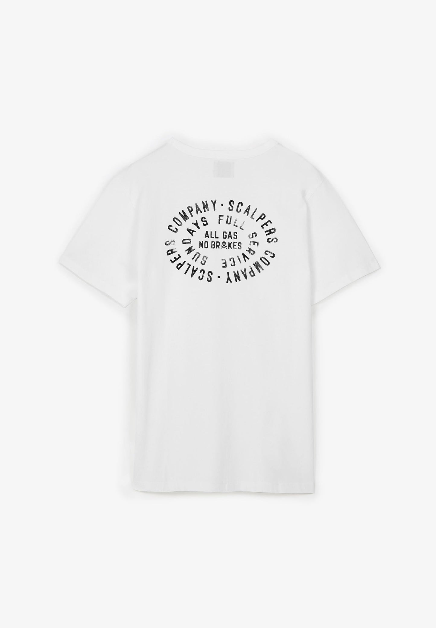 CAMISETA LAVADA PRINT TRASERO