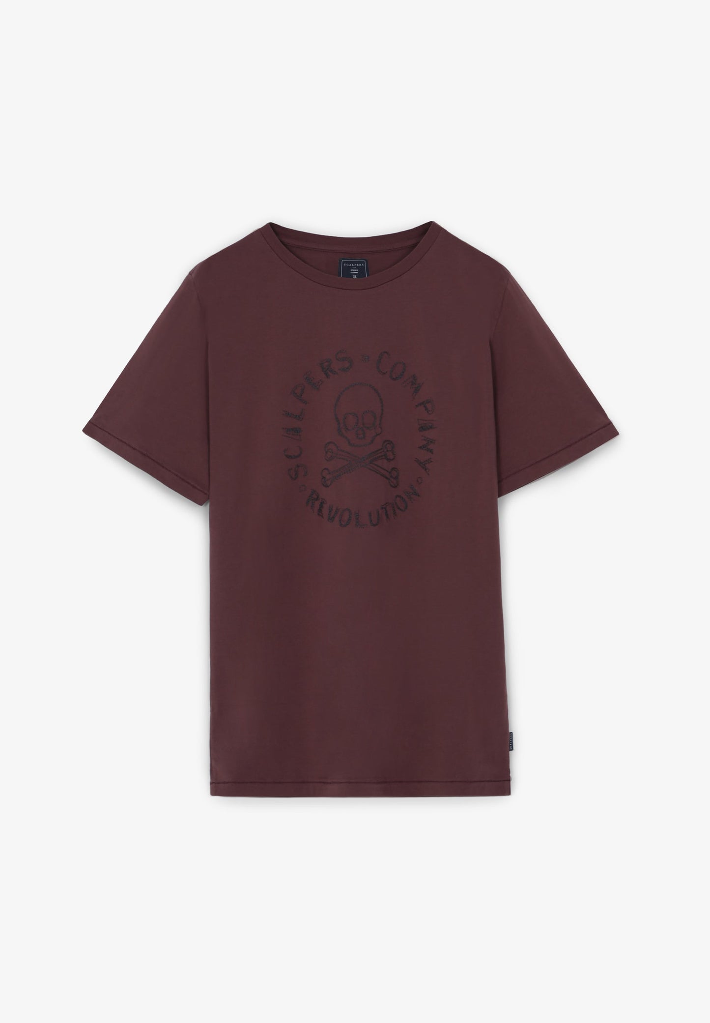 CAMISETA BORDADO CALAVERA