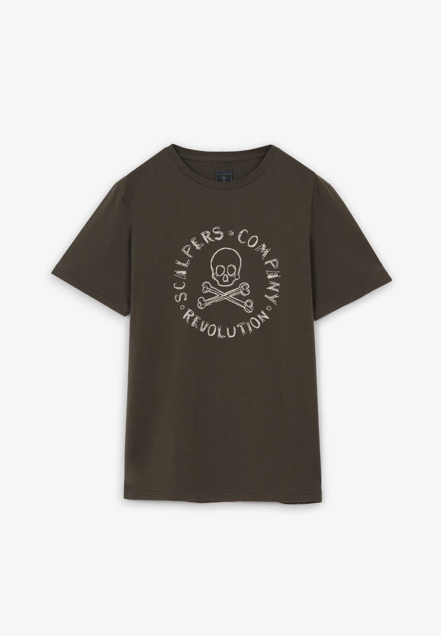 CAMISETA BORDADO CALAVERA