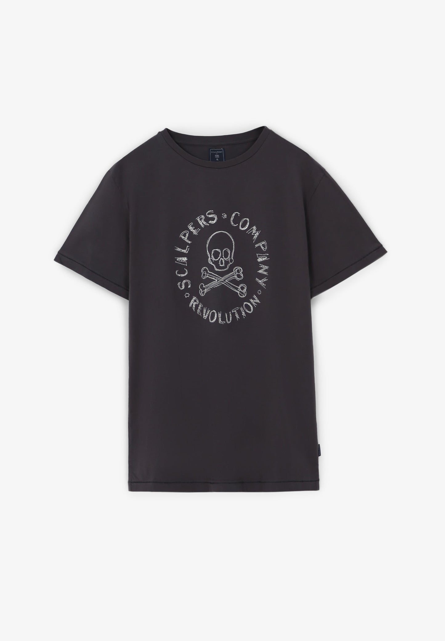 CAMISETA BORDADO CALAVERA