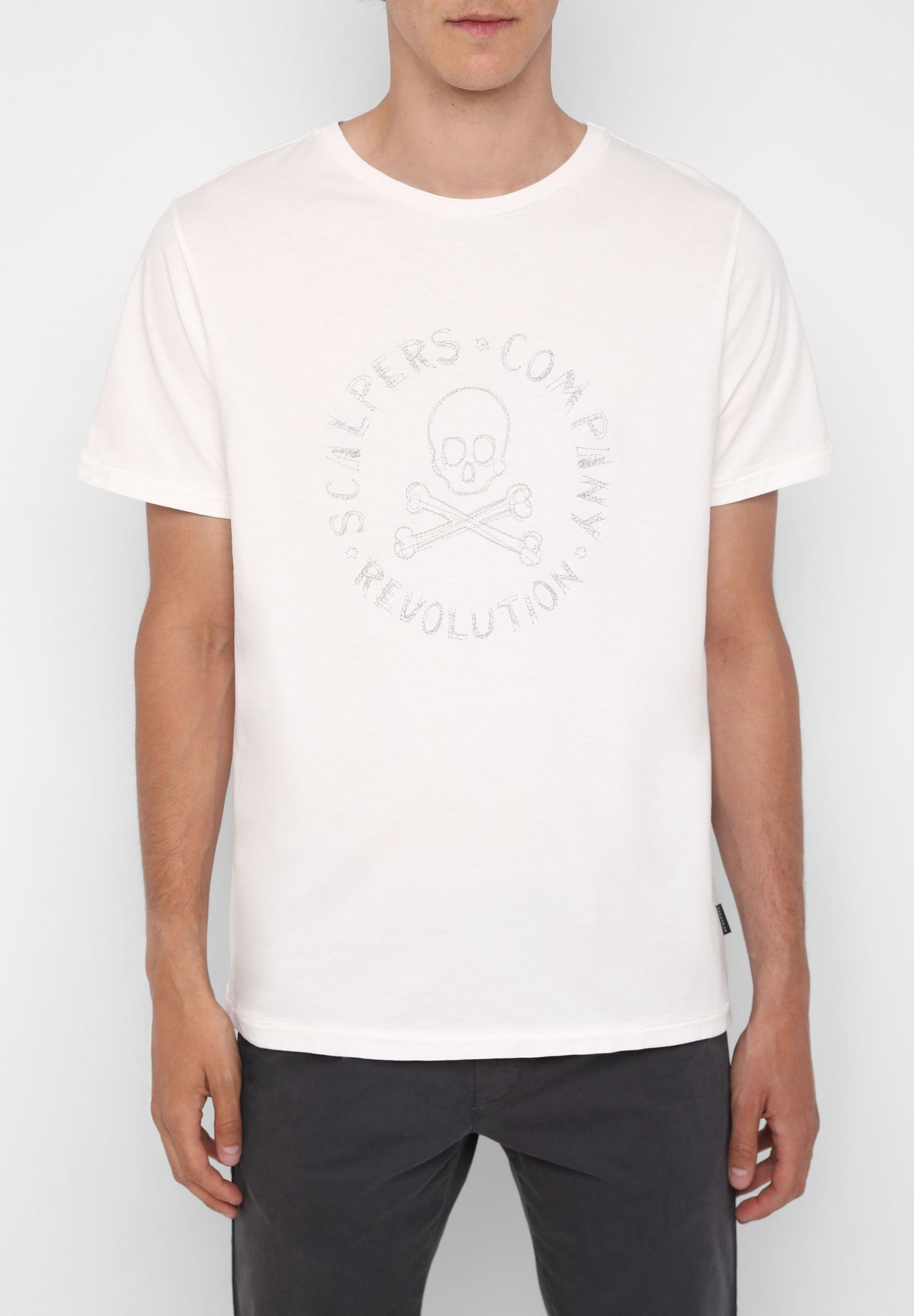 CAMISETA BORDADO CALAVERA