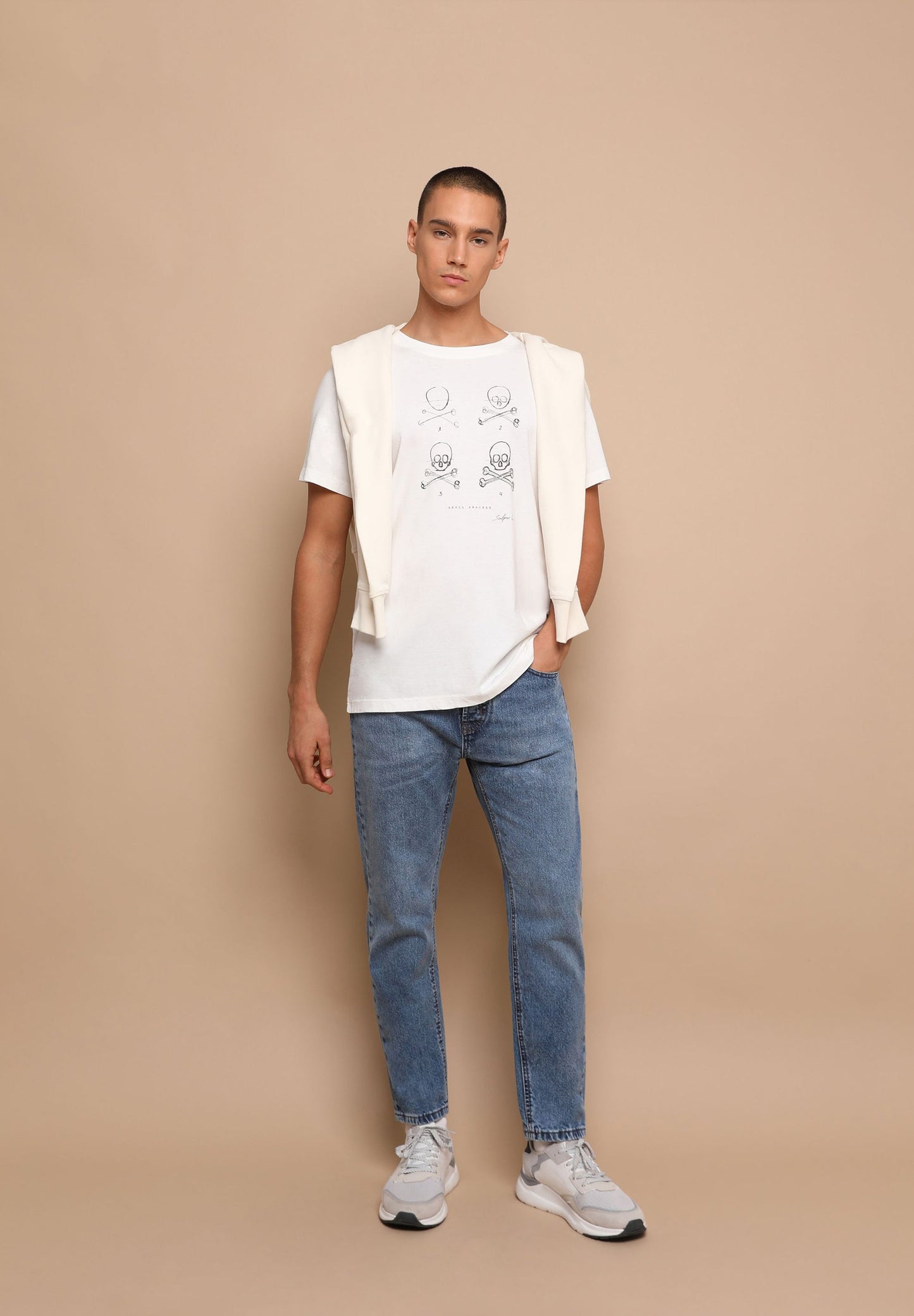 CAMISETA DIBUJO CALAVERA