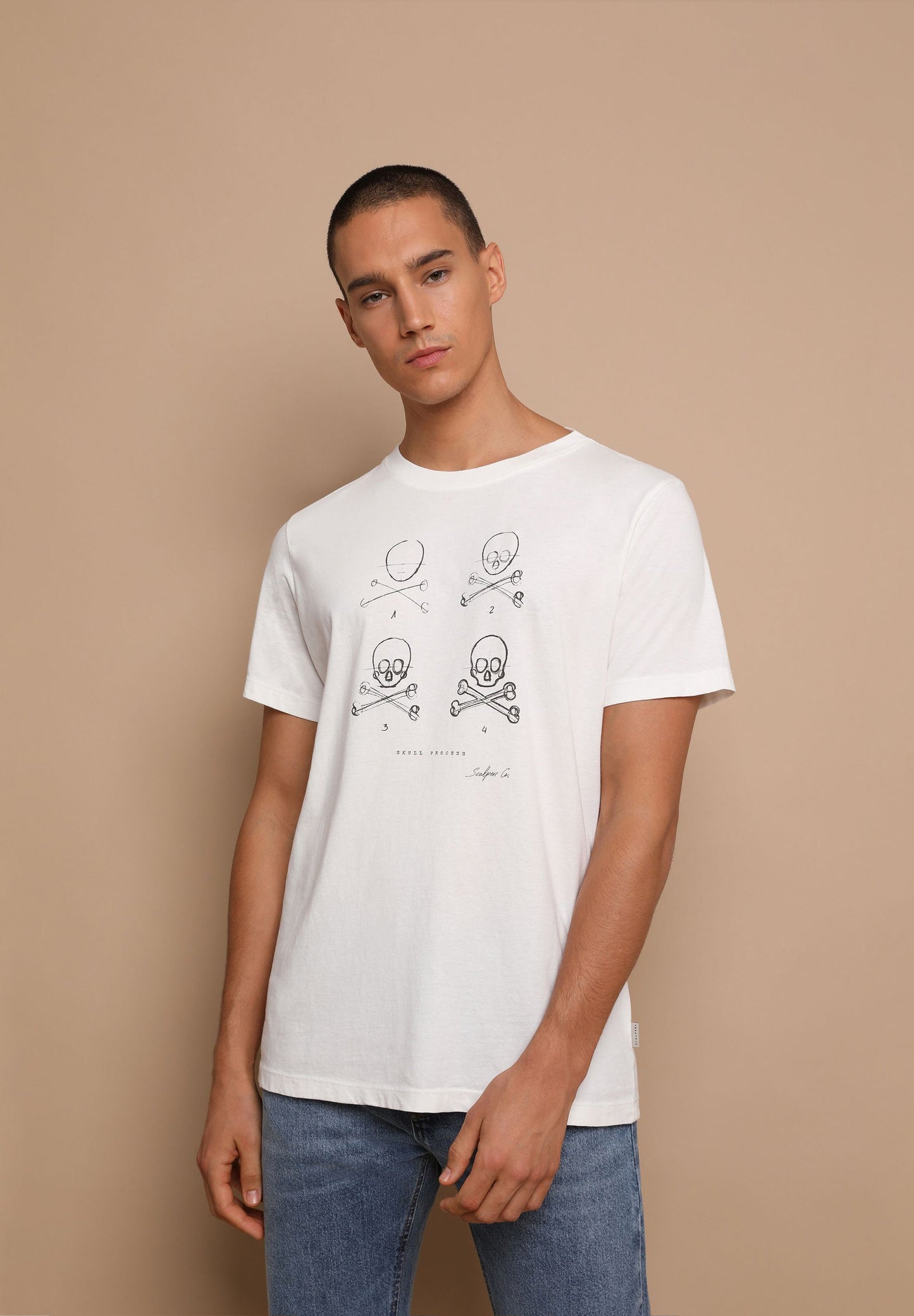 CAMISETA DIBUJO CALAVERA