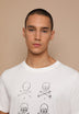 CAMISETA DIBUJO CALAVERA
