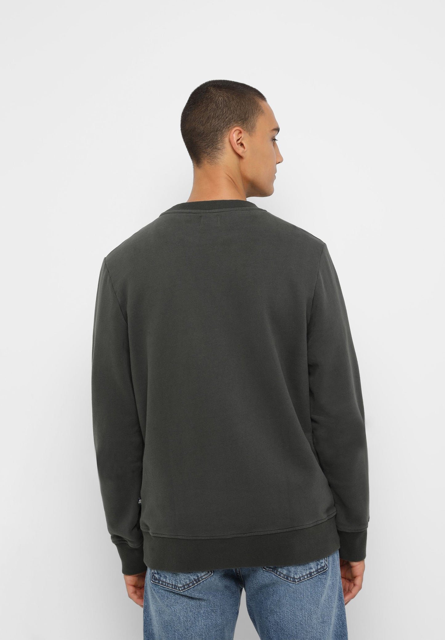 SUDADERA LOGO FLOCADO