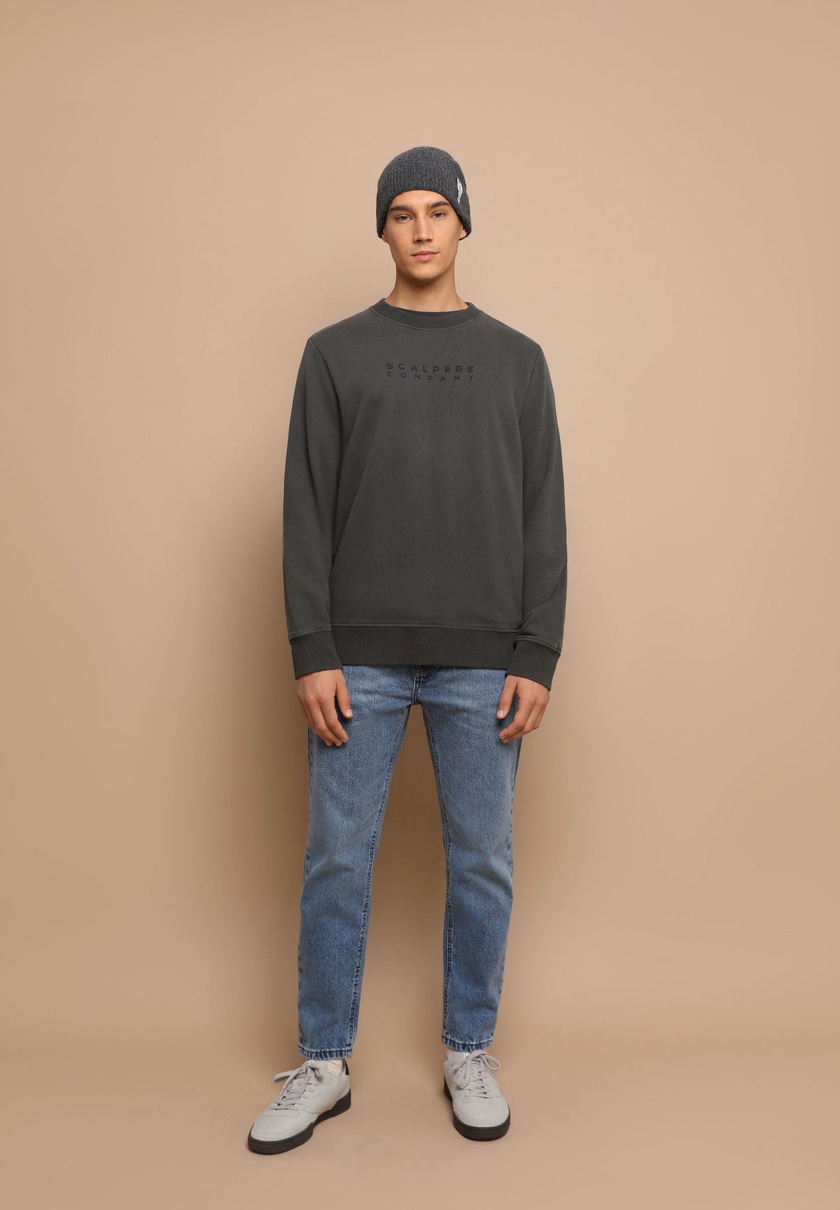 SUDADERA LOGO FLOCADO