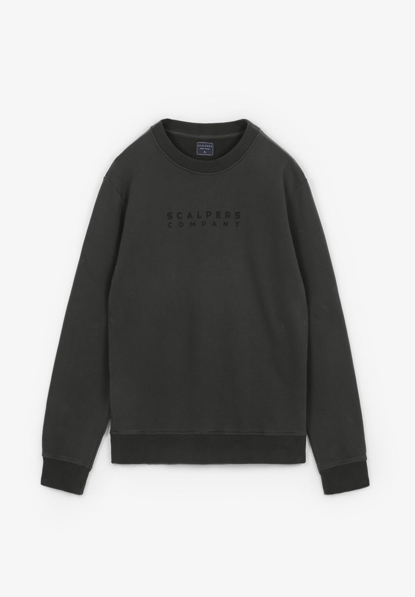 SUDADERA LOGO FLOCADO