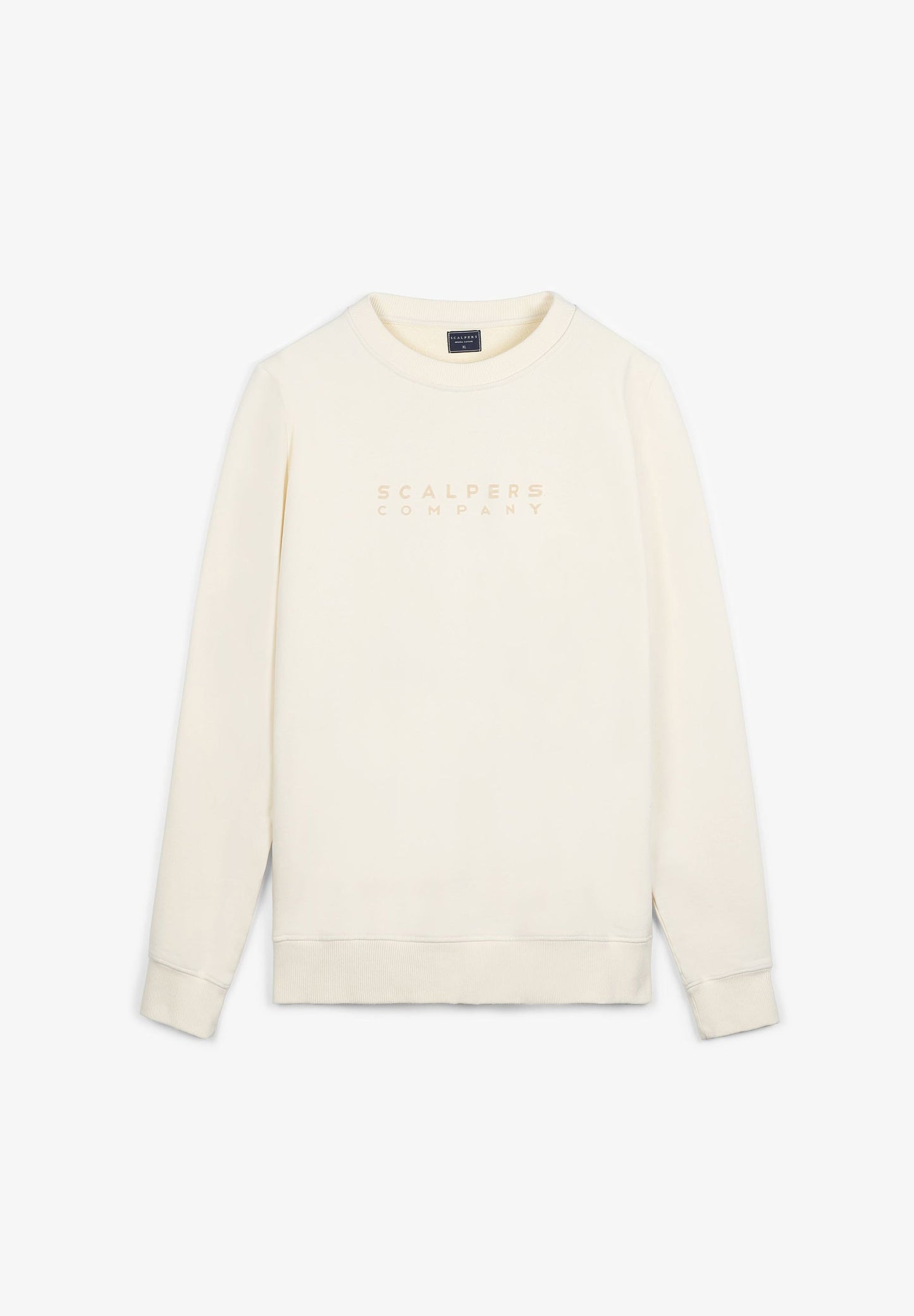 SUDADERA LOGO FLOCADO