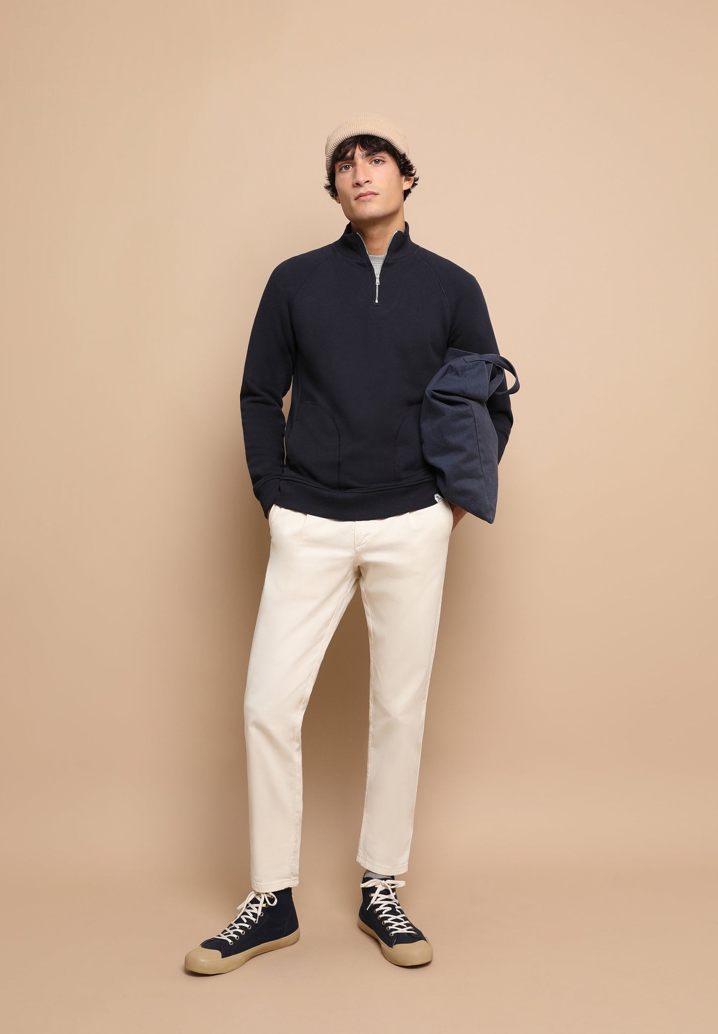 SUDADERA CUELLO CREMALLERA