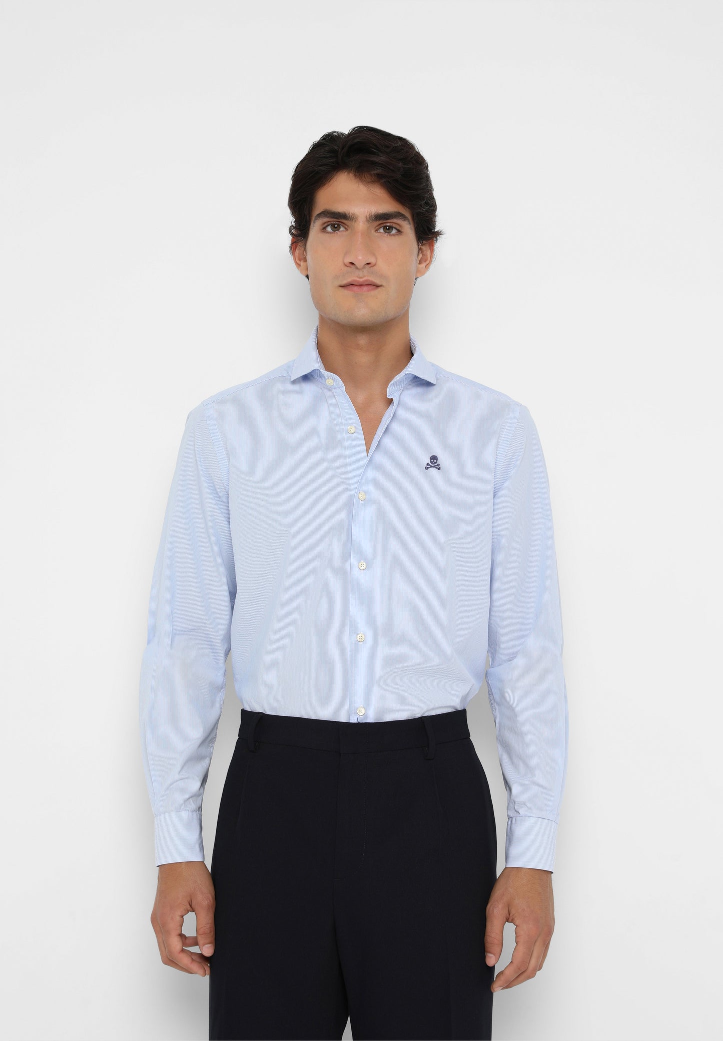 CAMISA CALAVERA CONTRASTE
