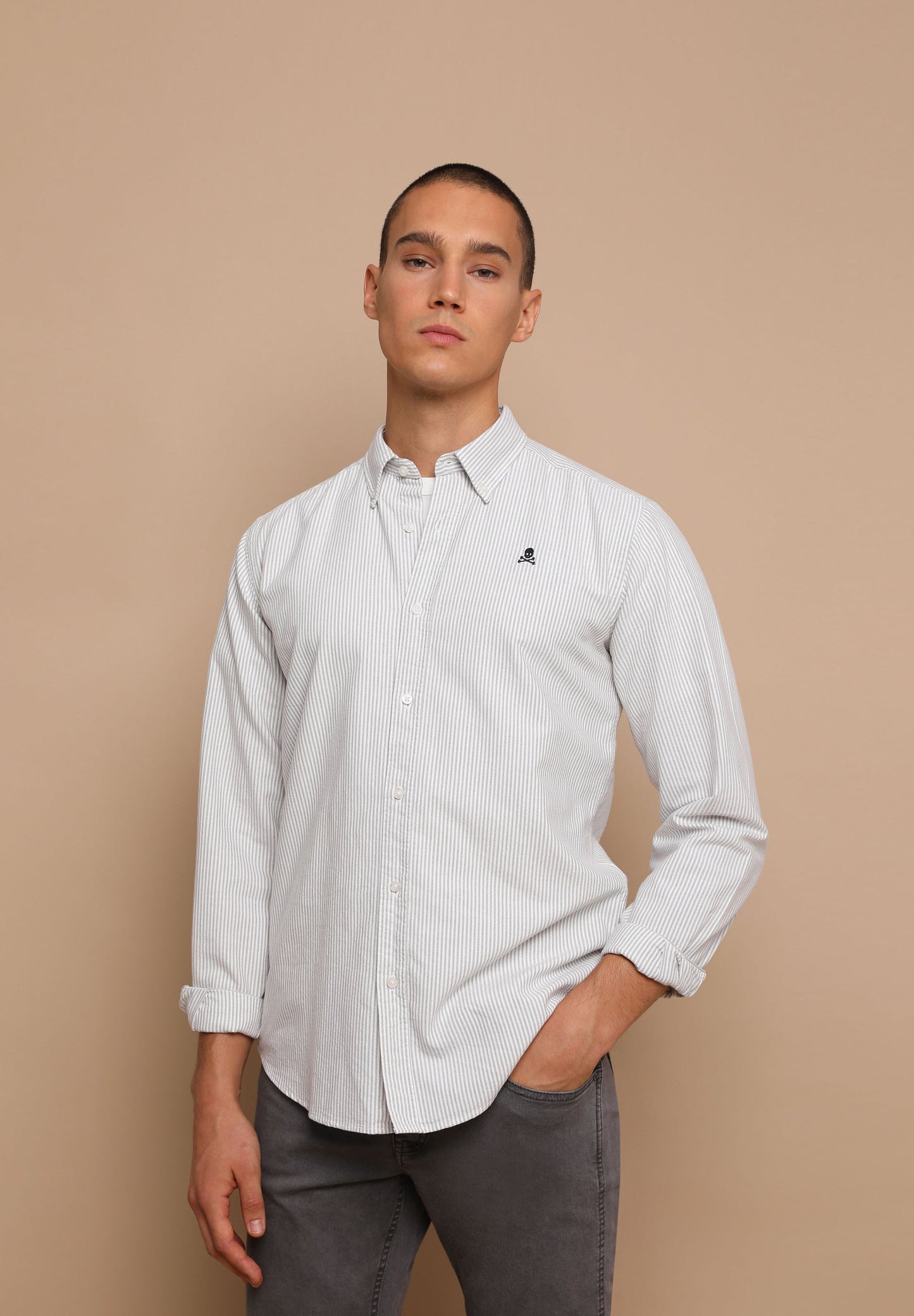CAMISA OXFORD CUELLO BOTONES