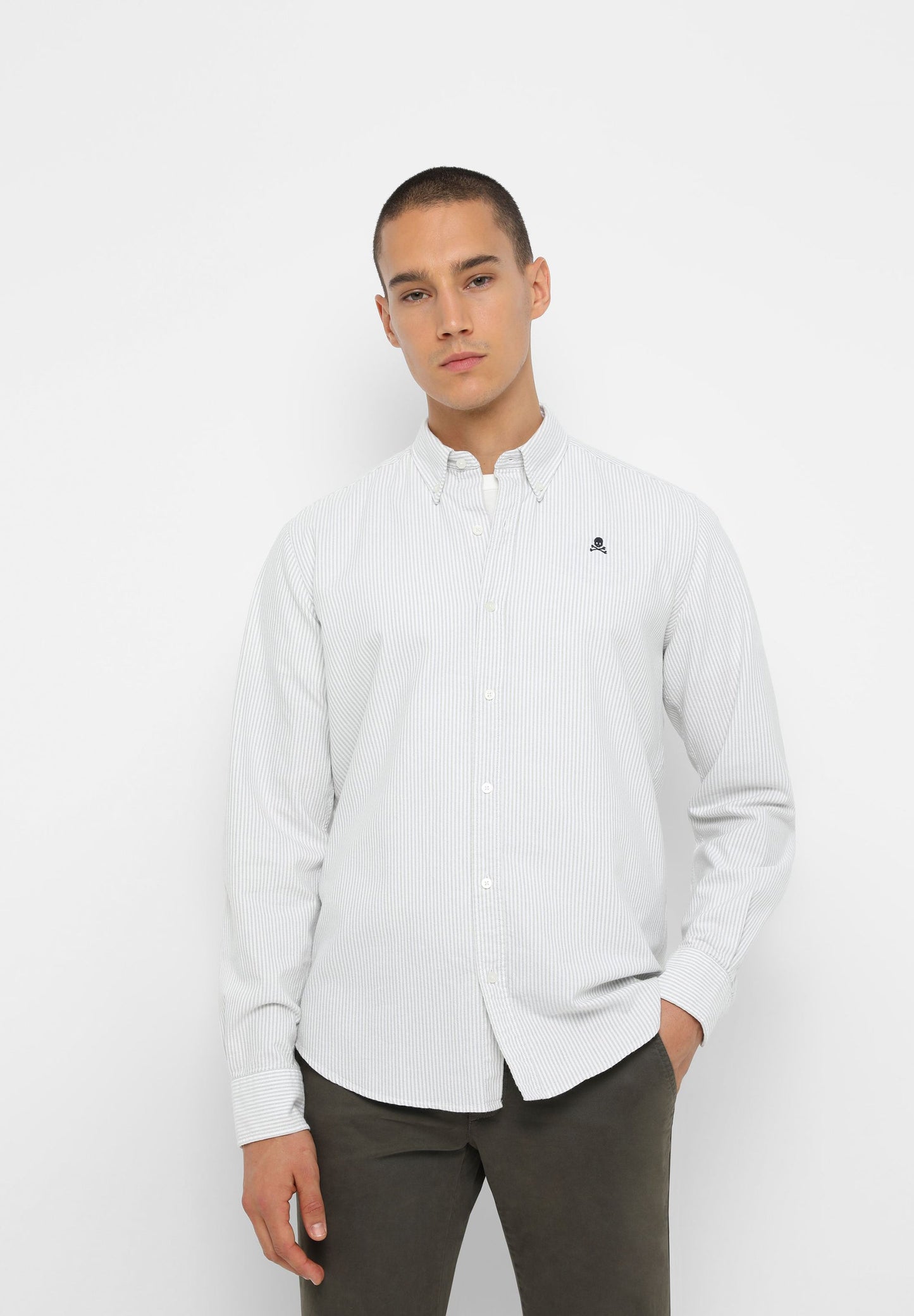CAMISA OXFORD CUELLO BOTONES