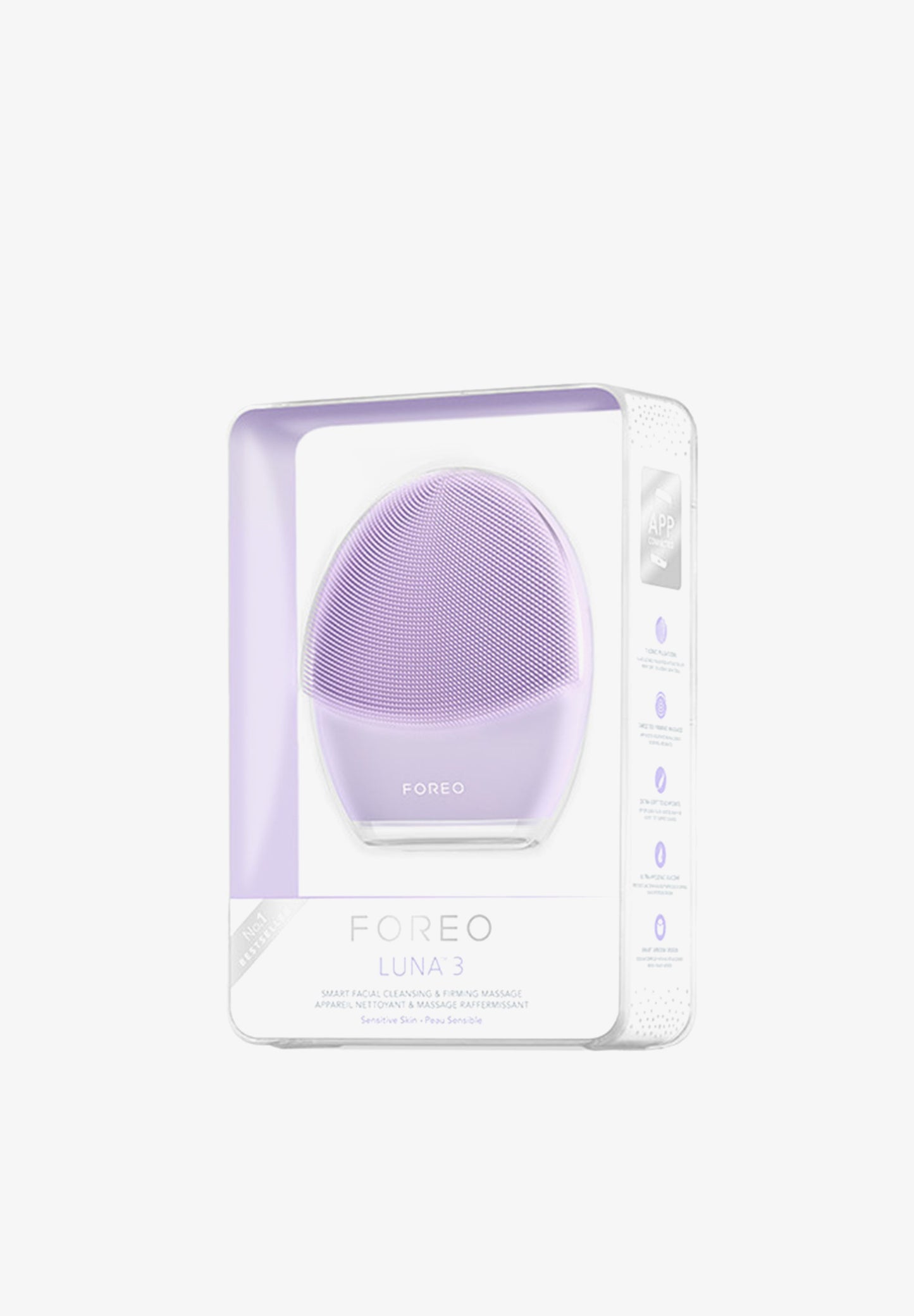 FOREO | DISPOSITIVO DE LIMPIEZA FACIAL LUNA 3 SENSITIVE