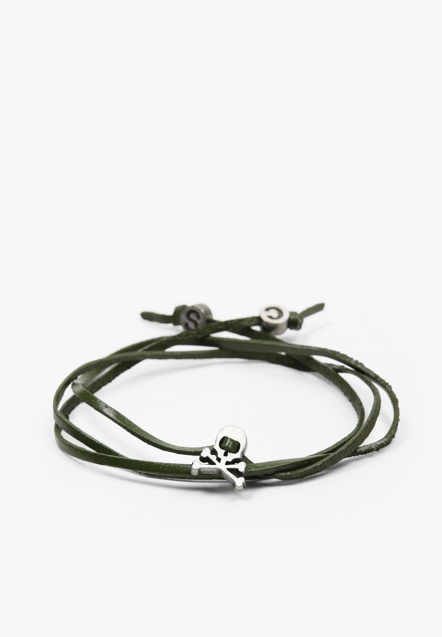 PULSERA CALAVERA PIEL