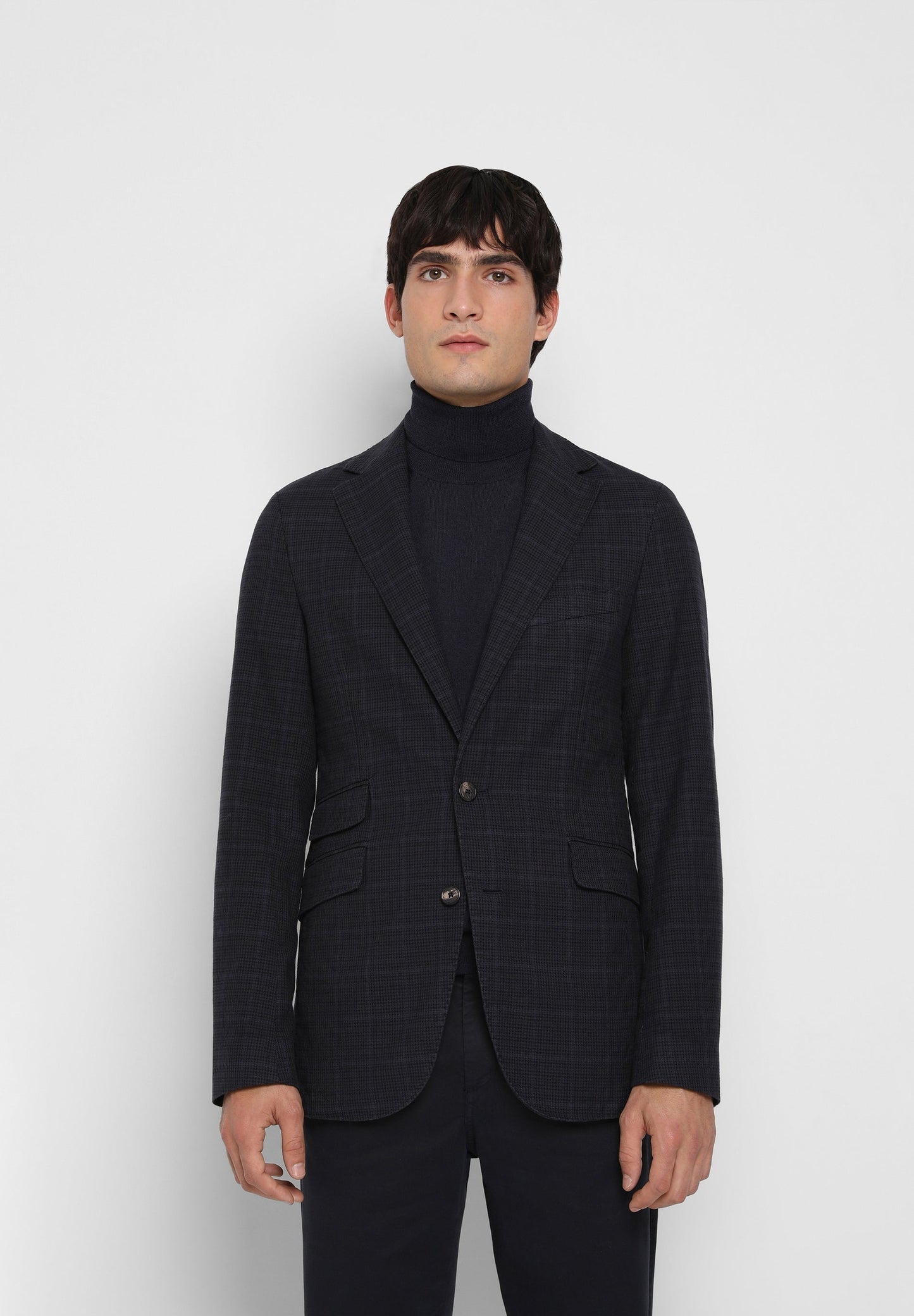 BLAZER CUADROS ALGODÓN LANA