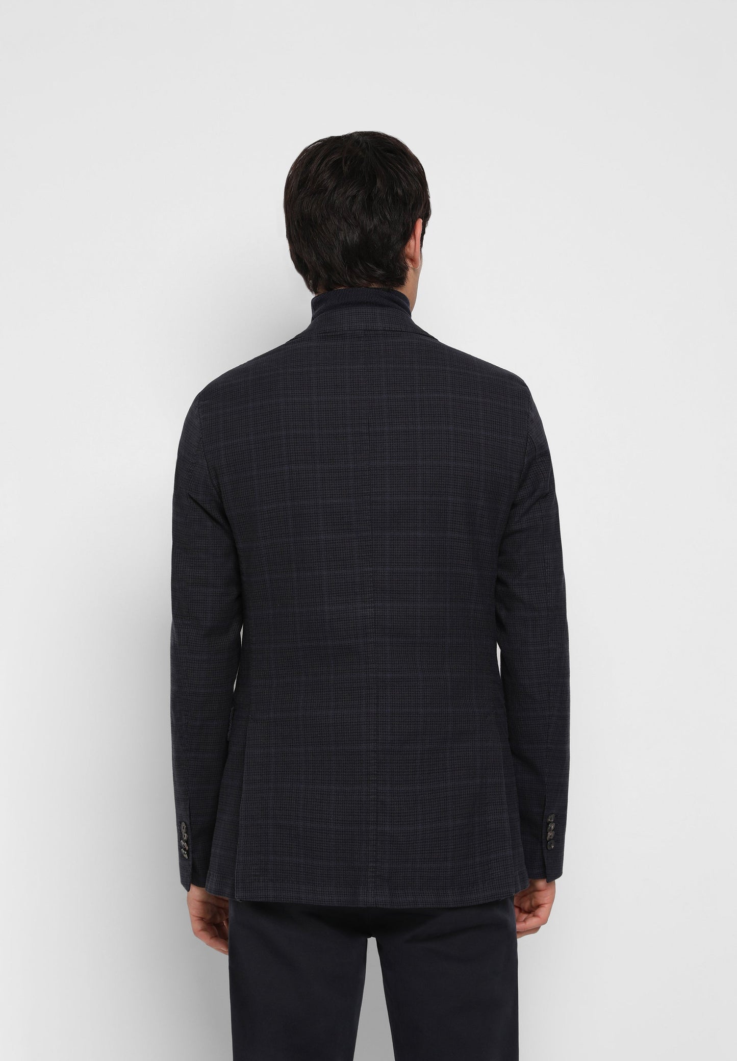 BLAZER CUADROS ALGODÓN LANA
