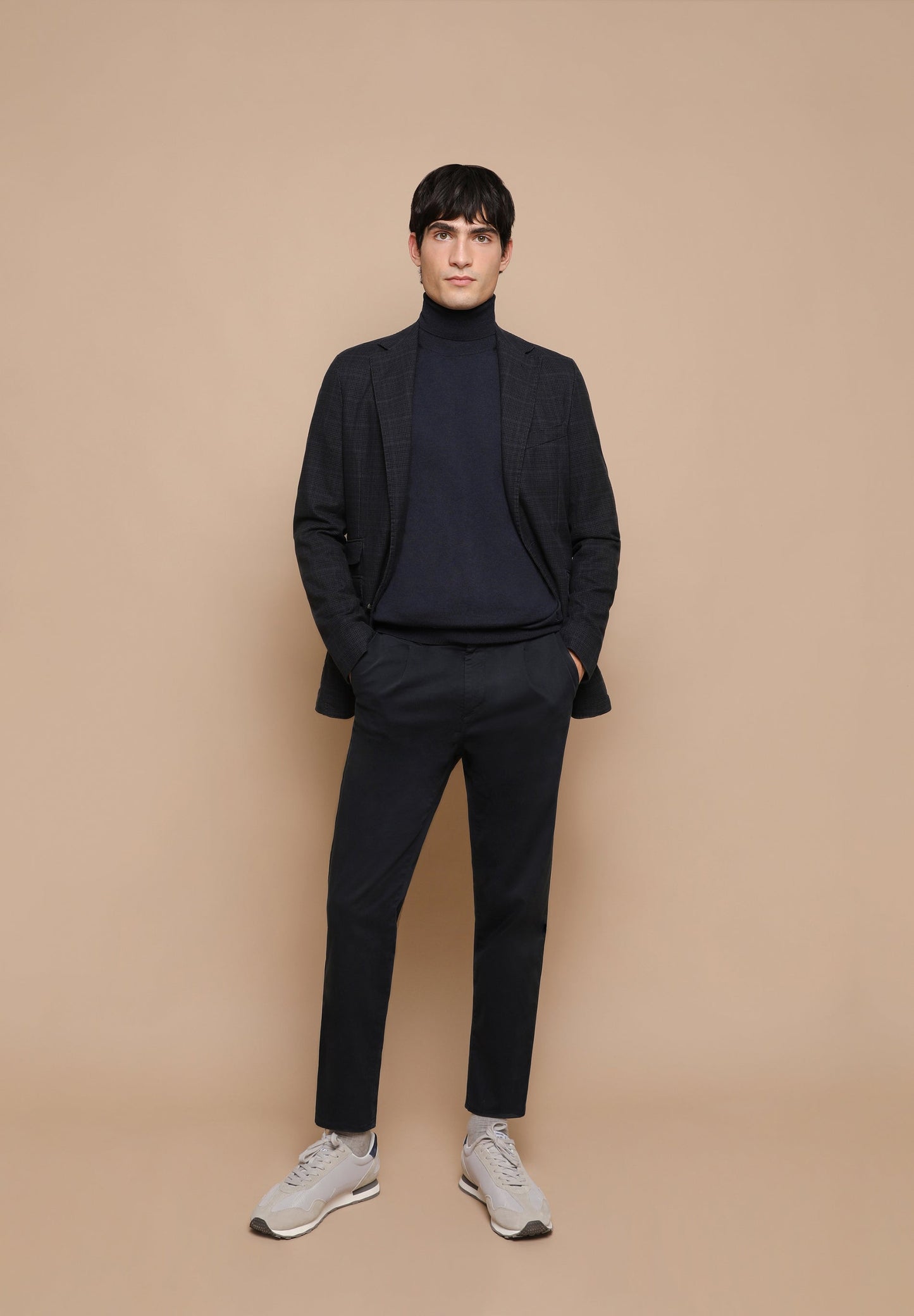 BLAZER CUADROS ALGODÓN LANA