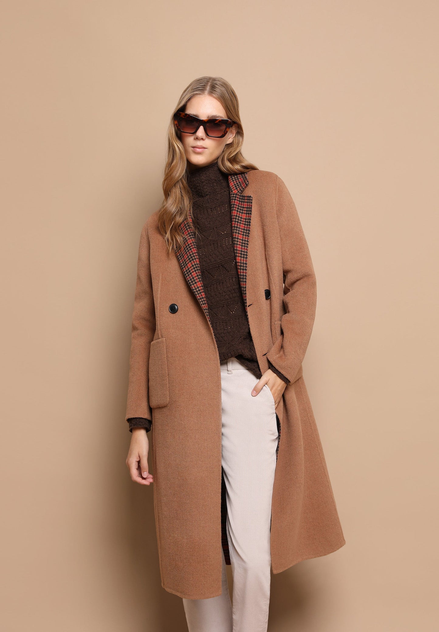 ABRIGO REVERSIBLE CUADROS