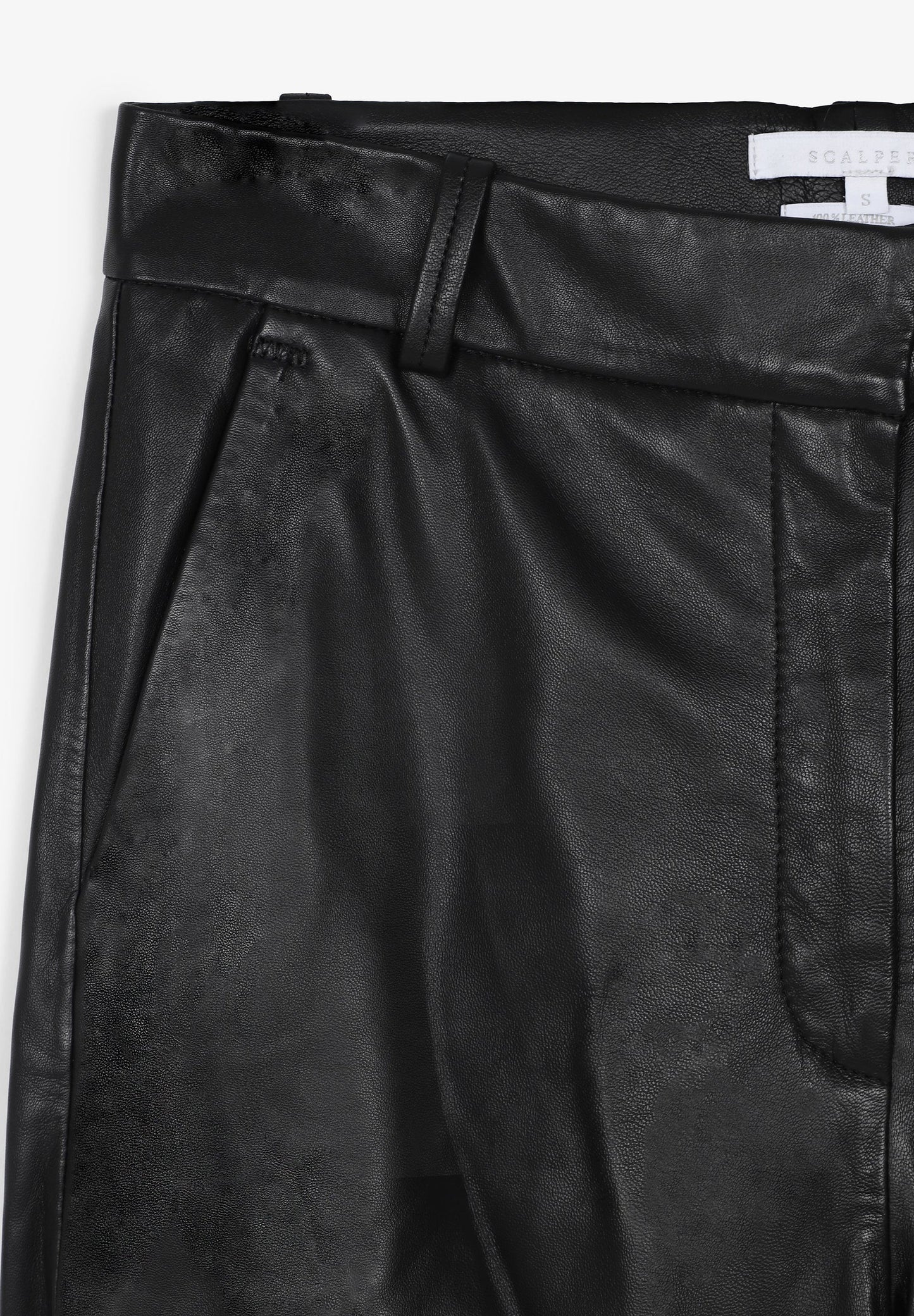PANTALÓN RECTO PIEL