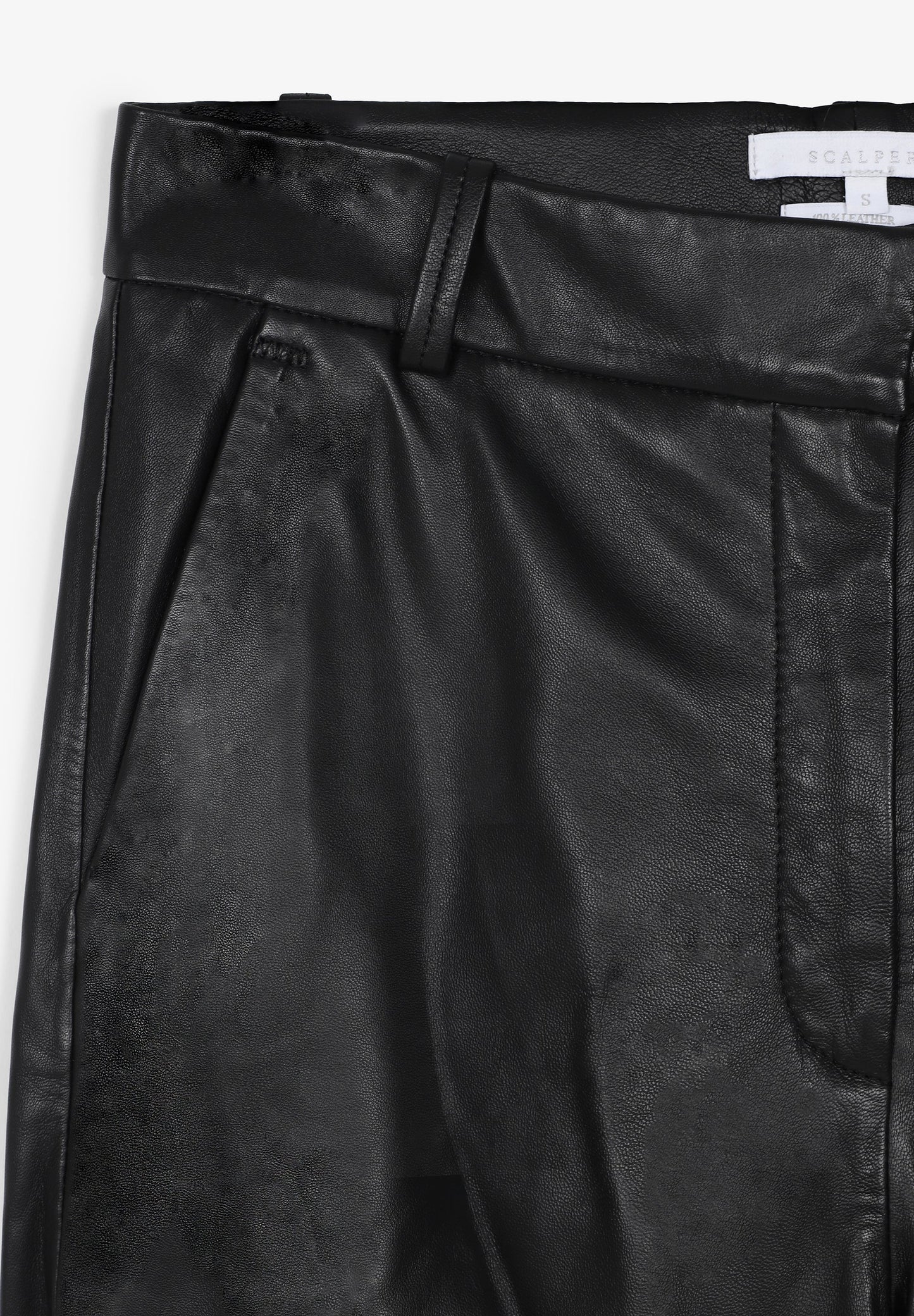 PANTALÓN RECTO PIEL