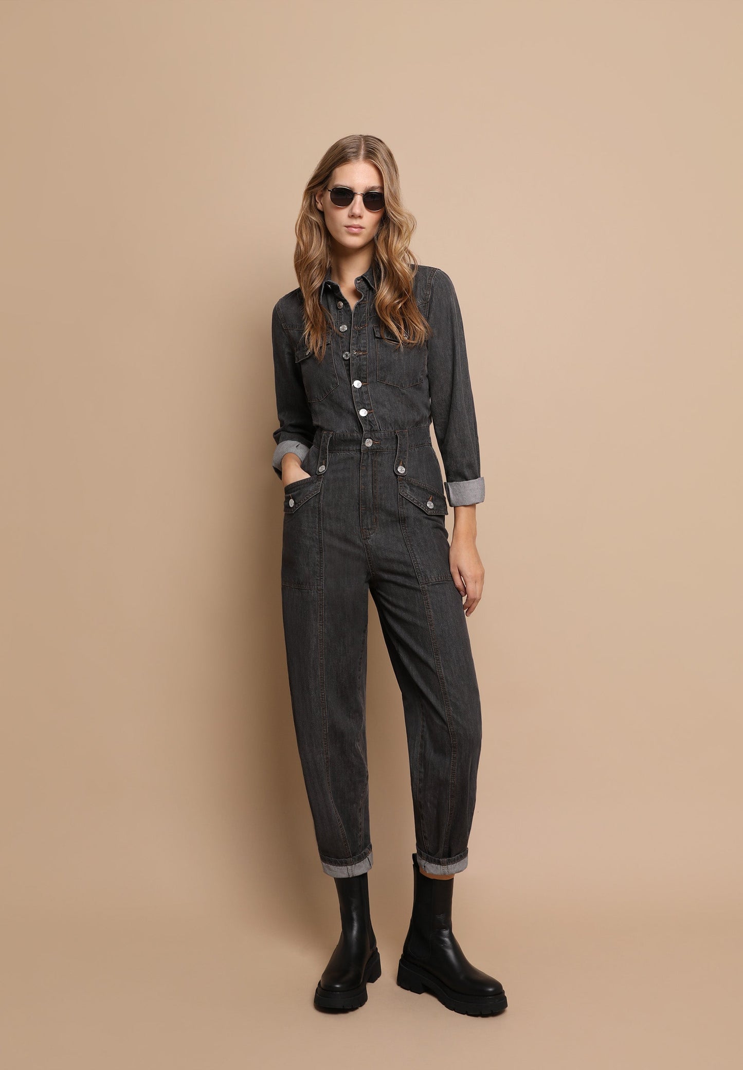MONO DENIM BOTONES