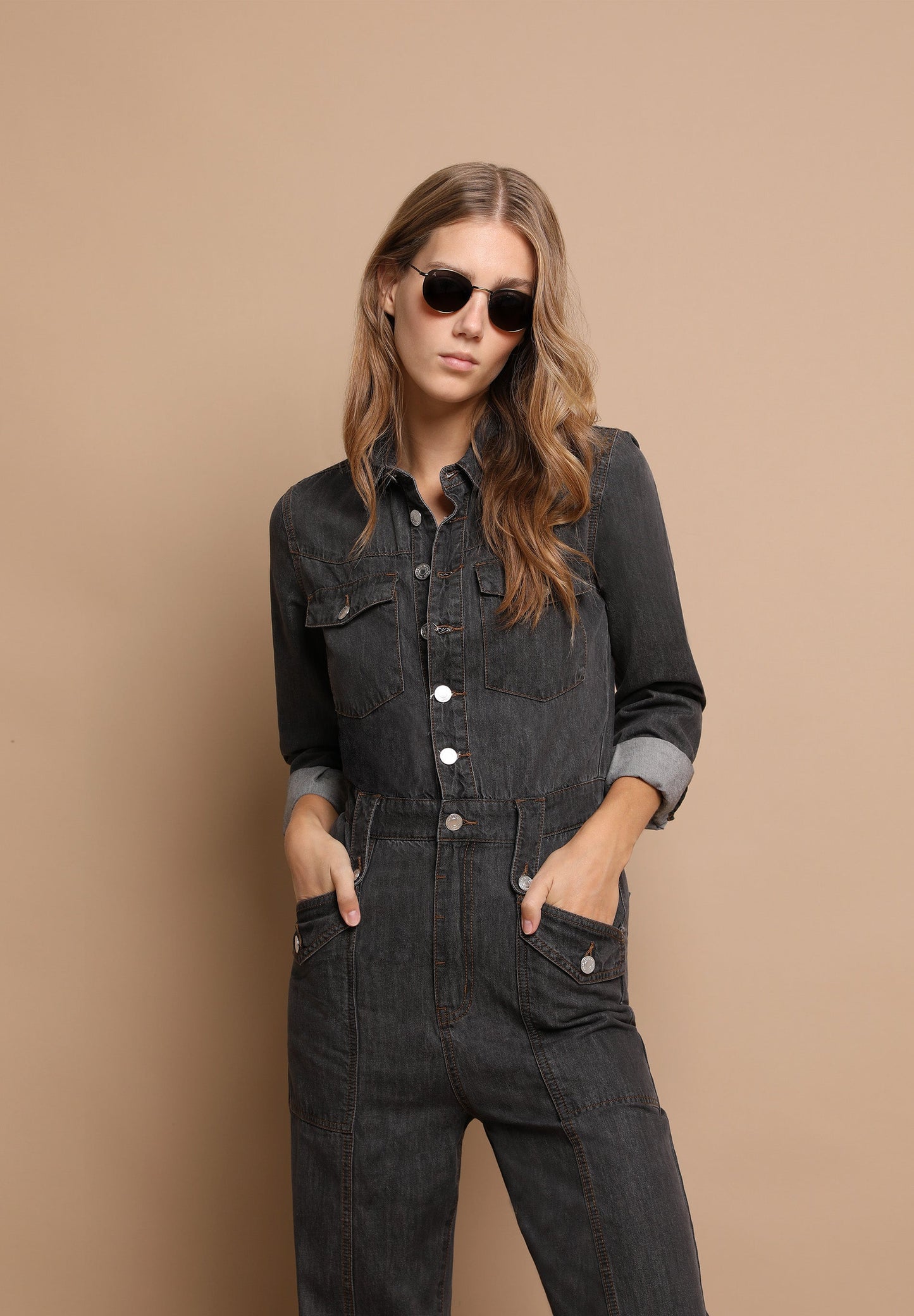 MONO DENIM BOTONES