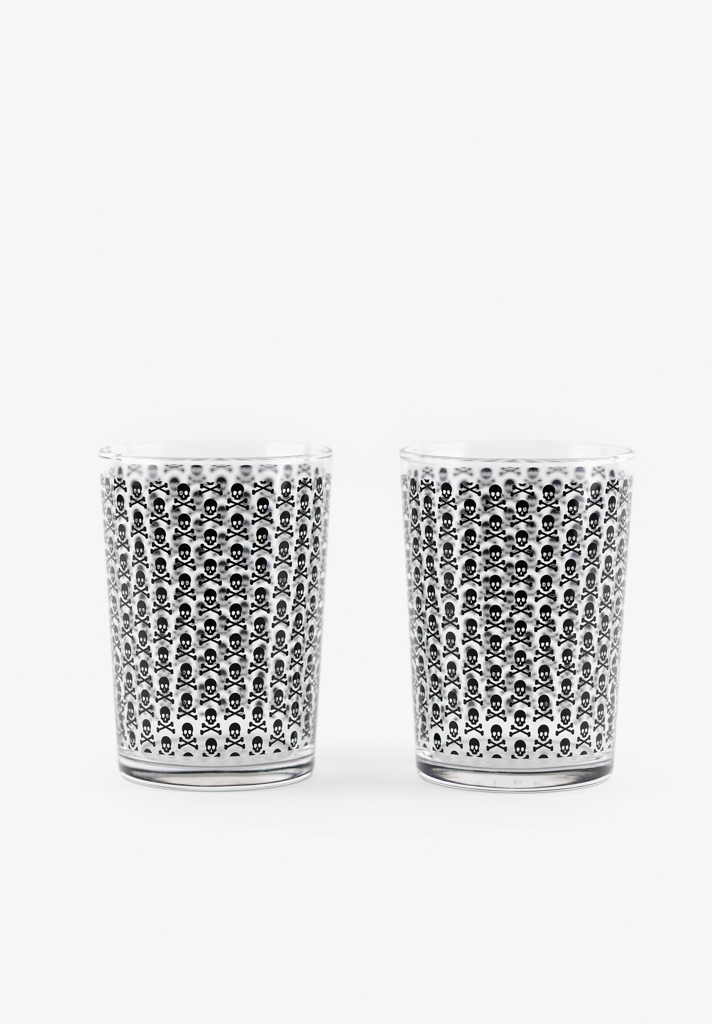 SET VASOS SIDRA CALAVERAS ALL OVER