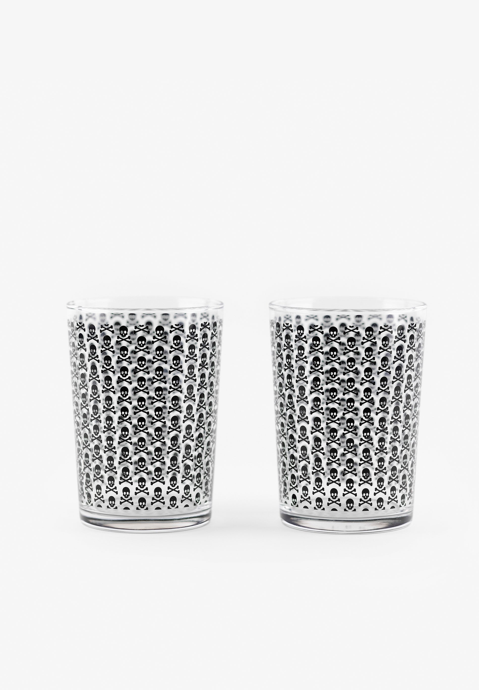 SET VASOS SIDRA CALAVERAS ALL OVER