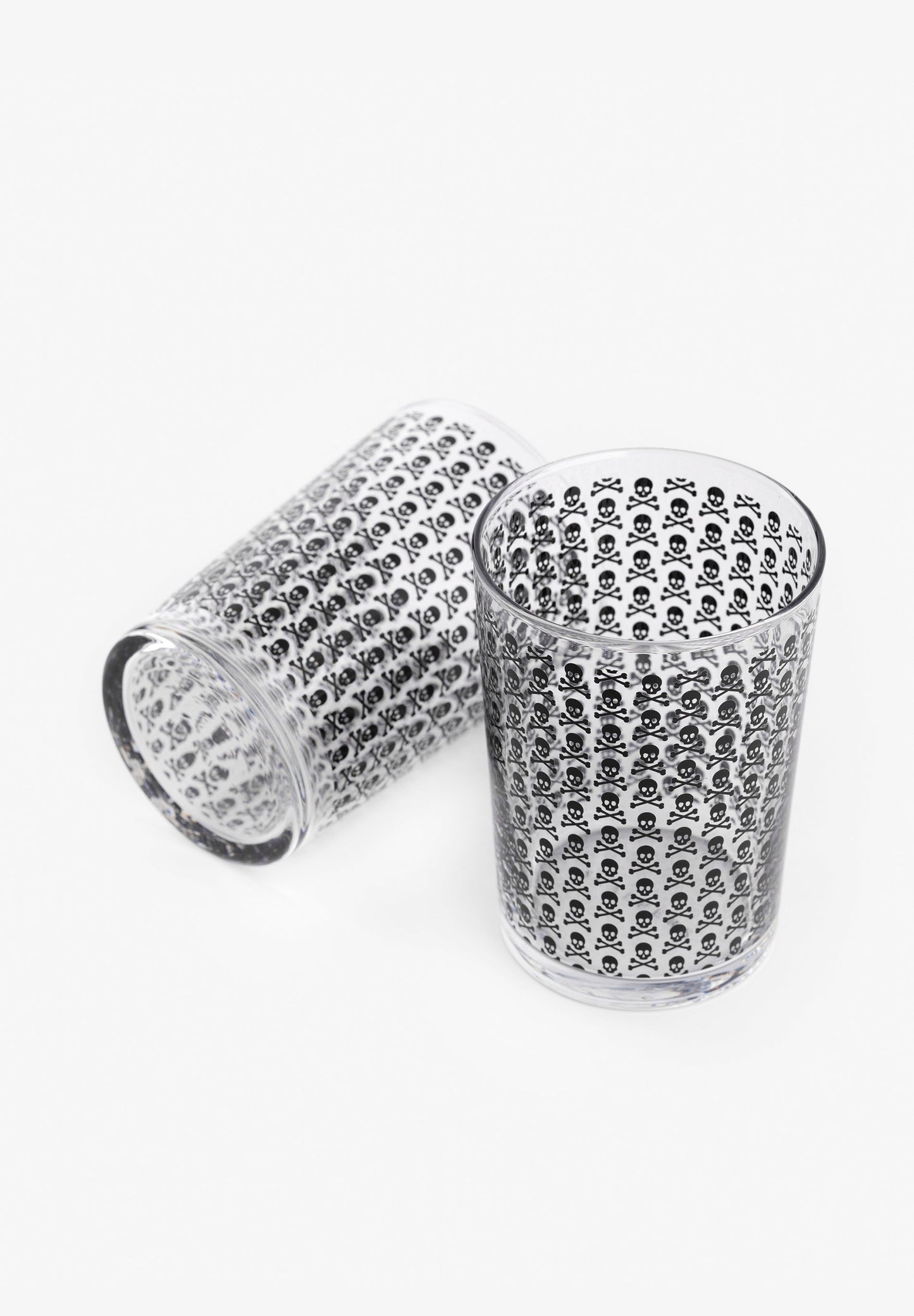 SET VASOS SIDRA CALAVERAS ALL OVER