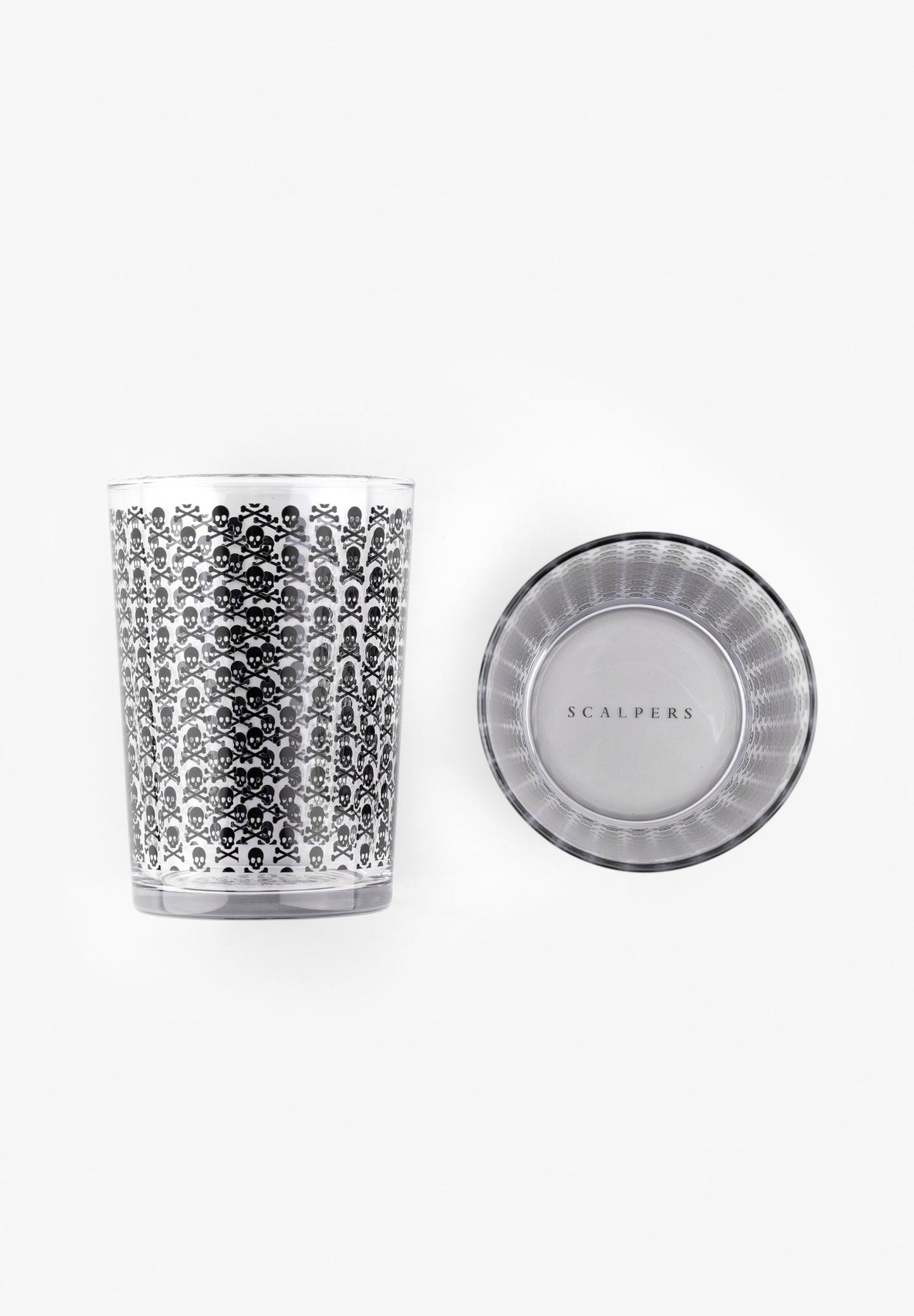 SET VASOS SIDRA CALAVERAS ALL OVER