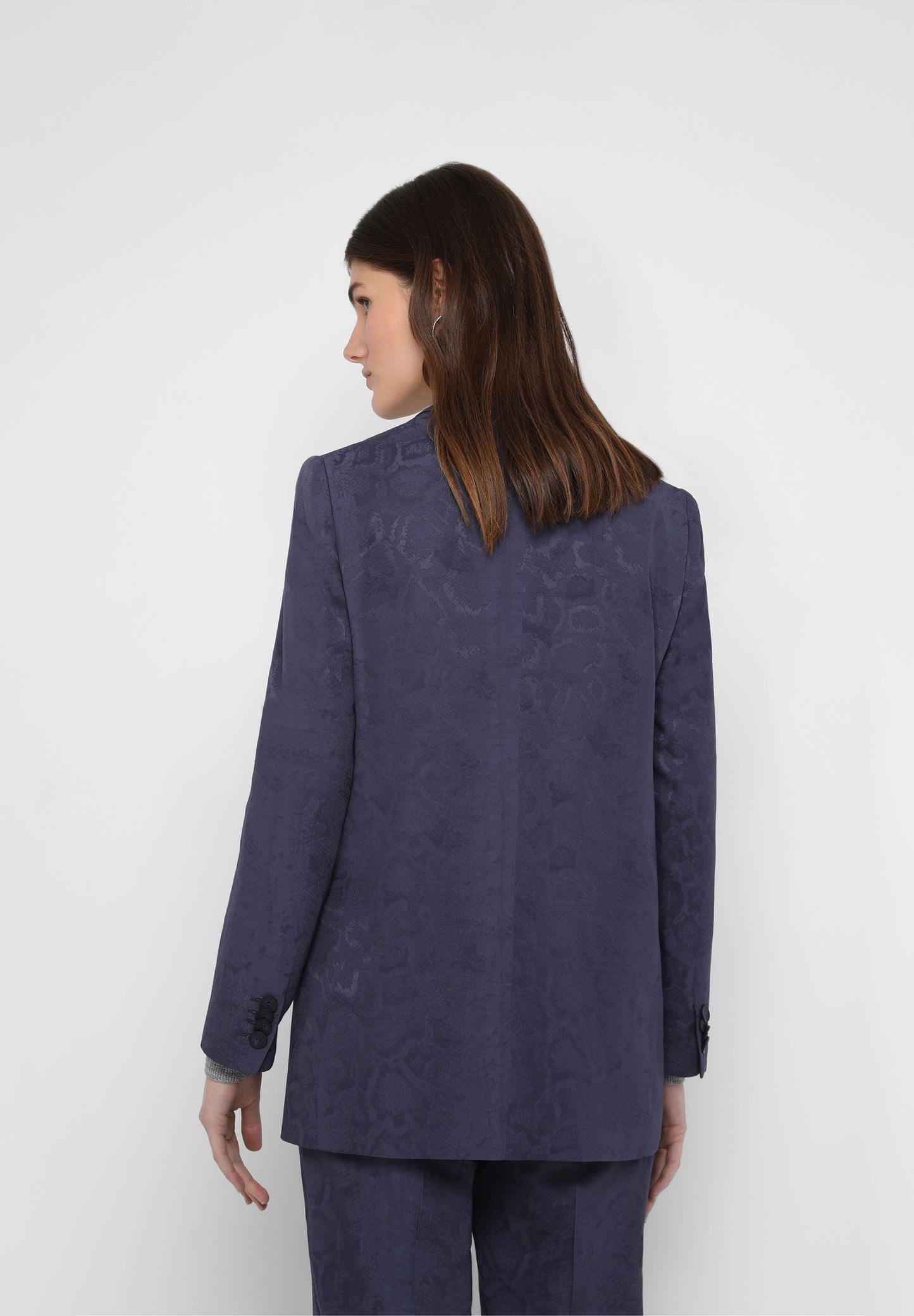 BLAZER JACQUARD ANIMAL PRINT