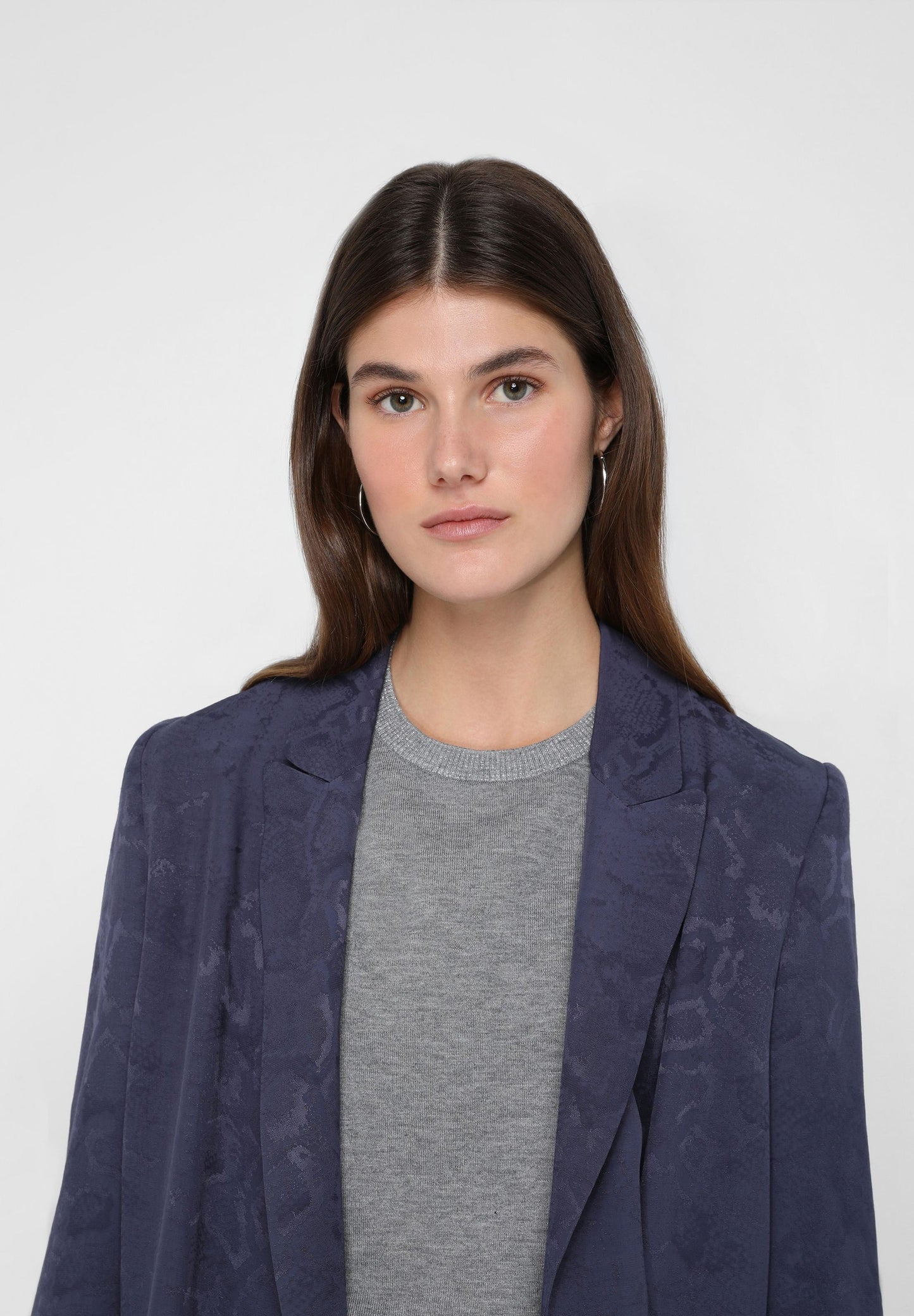 BLAZER JACQUARD ANIMAL PRINT