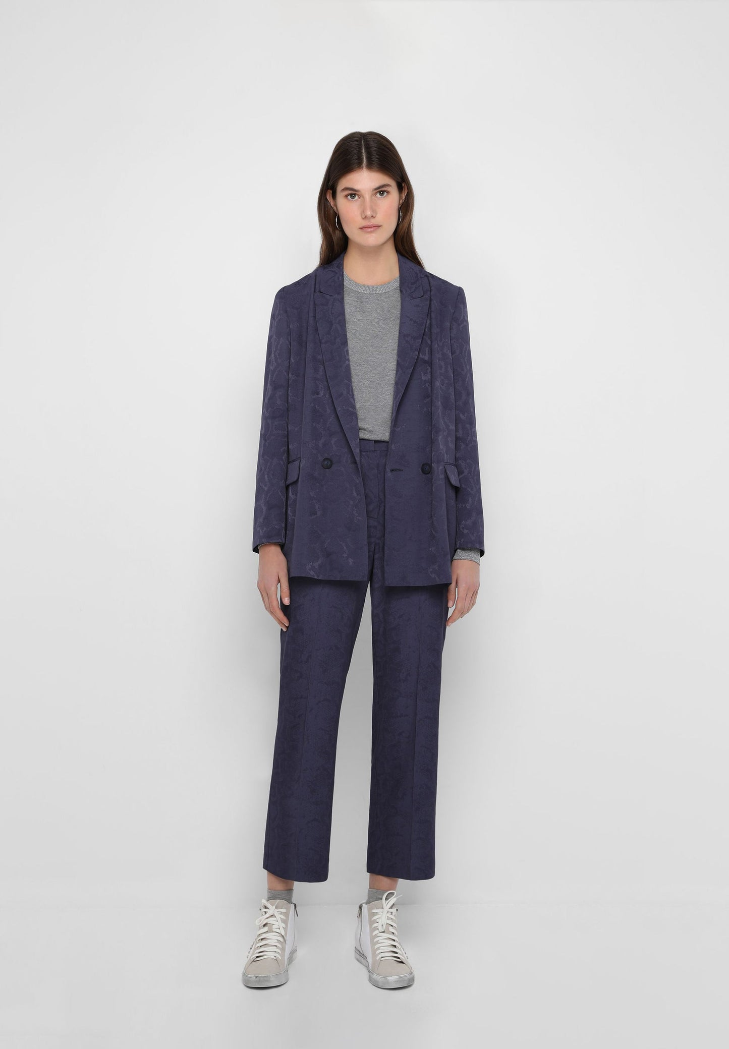BLAZER JACQUARD ANIMAL PRINT
