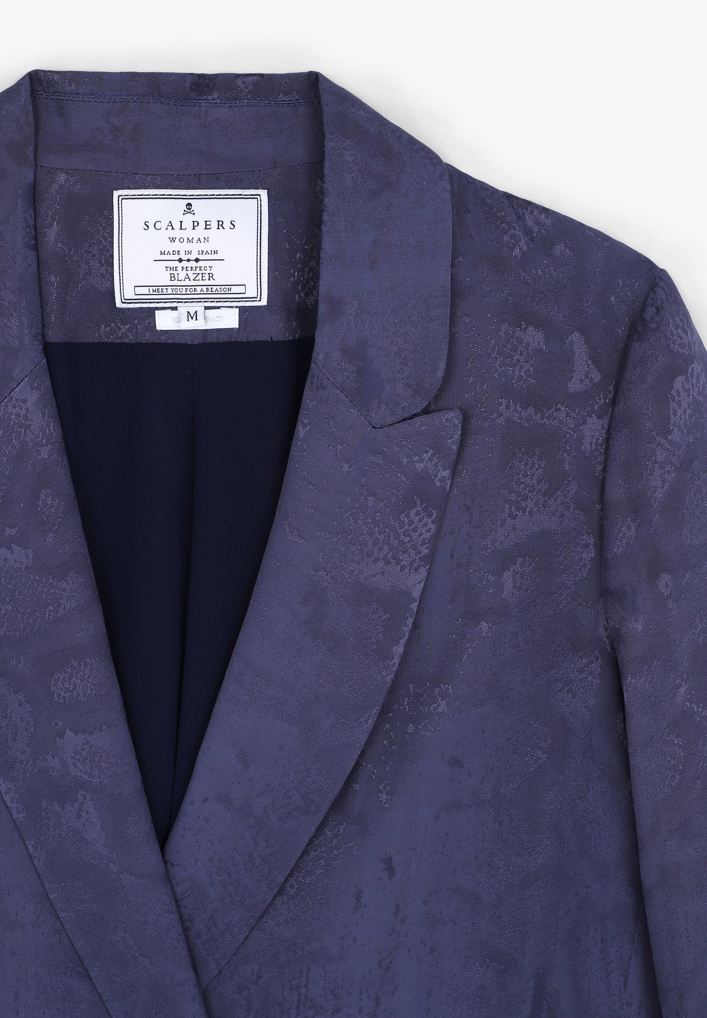 BLAZER JACQUARD ANIMAL PRINT