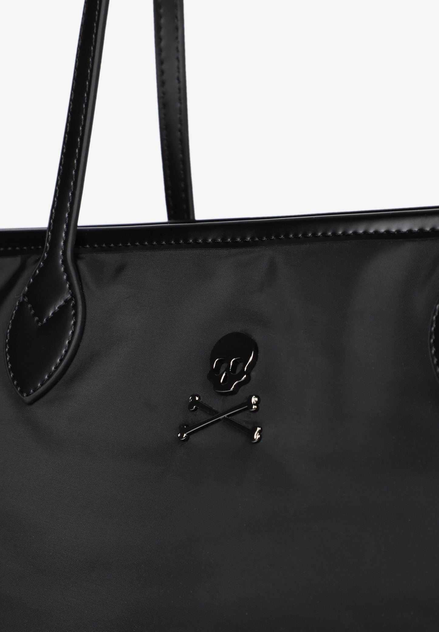 BOLSO SHOPPER CALAVERA METÁLICA