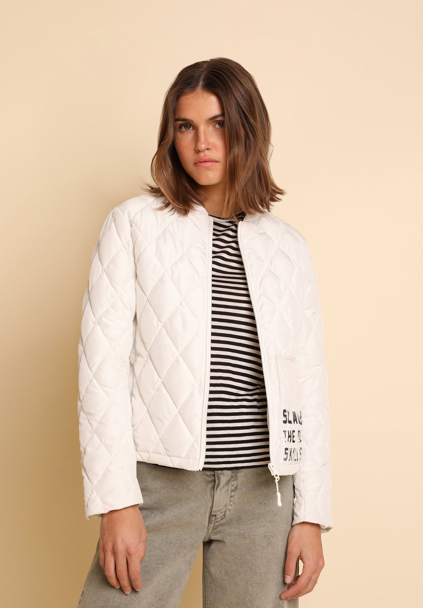 CHAQUETA ACOLCHADA PRINT