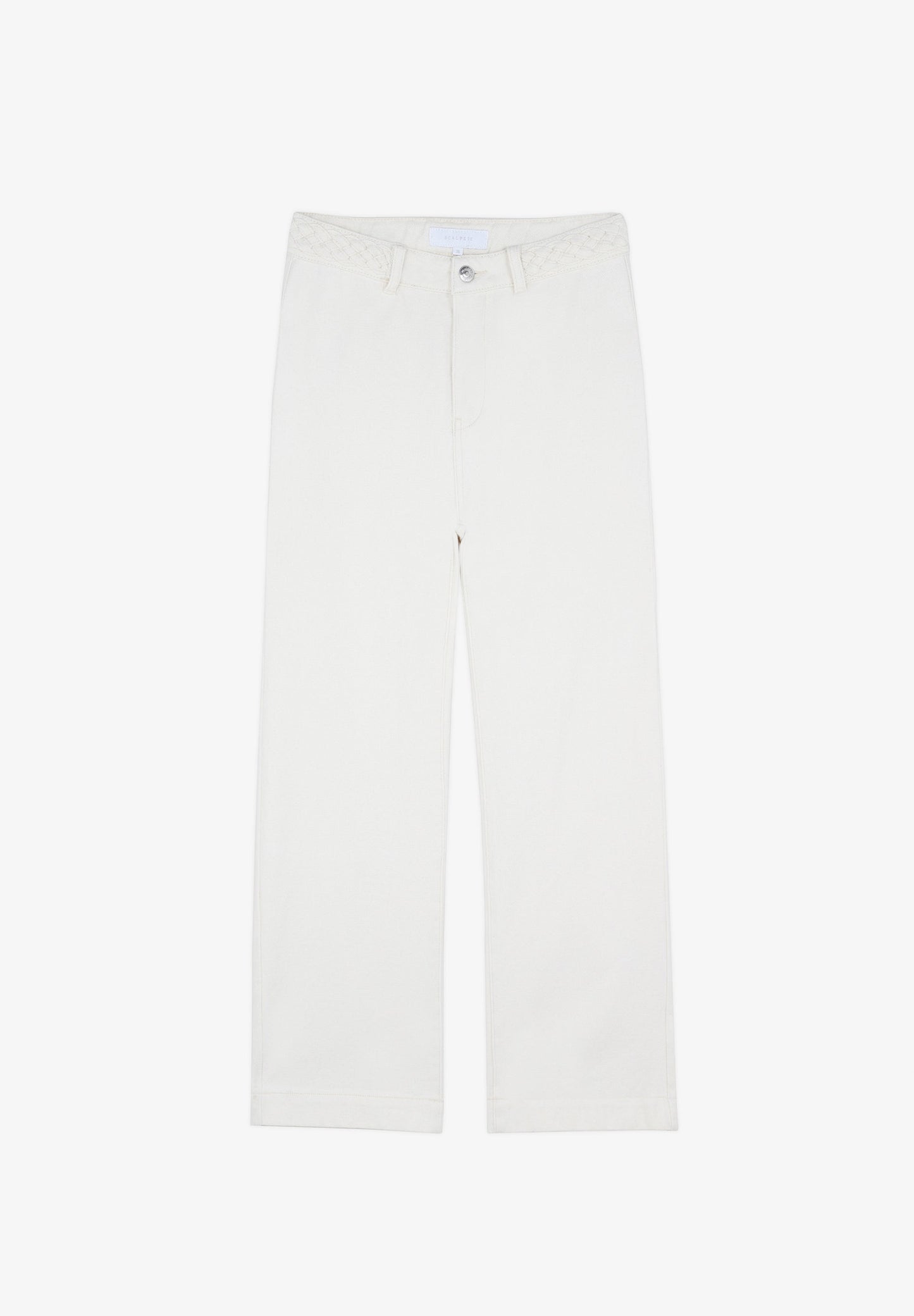 PANTALÓN DENIM DETALLE TRENZADO