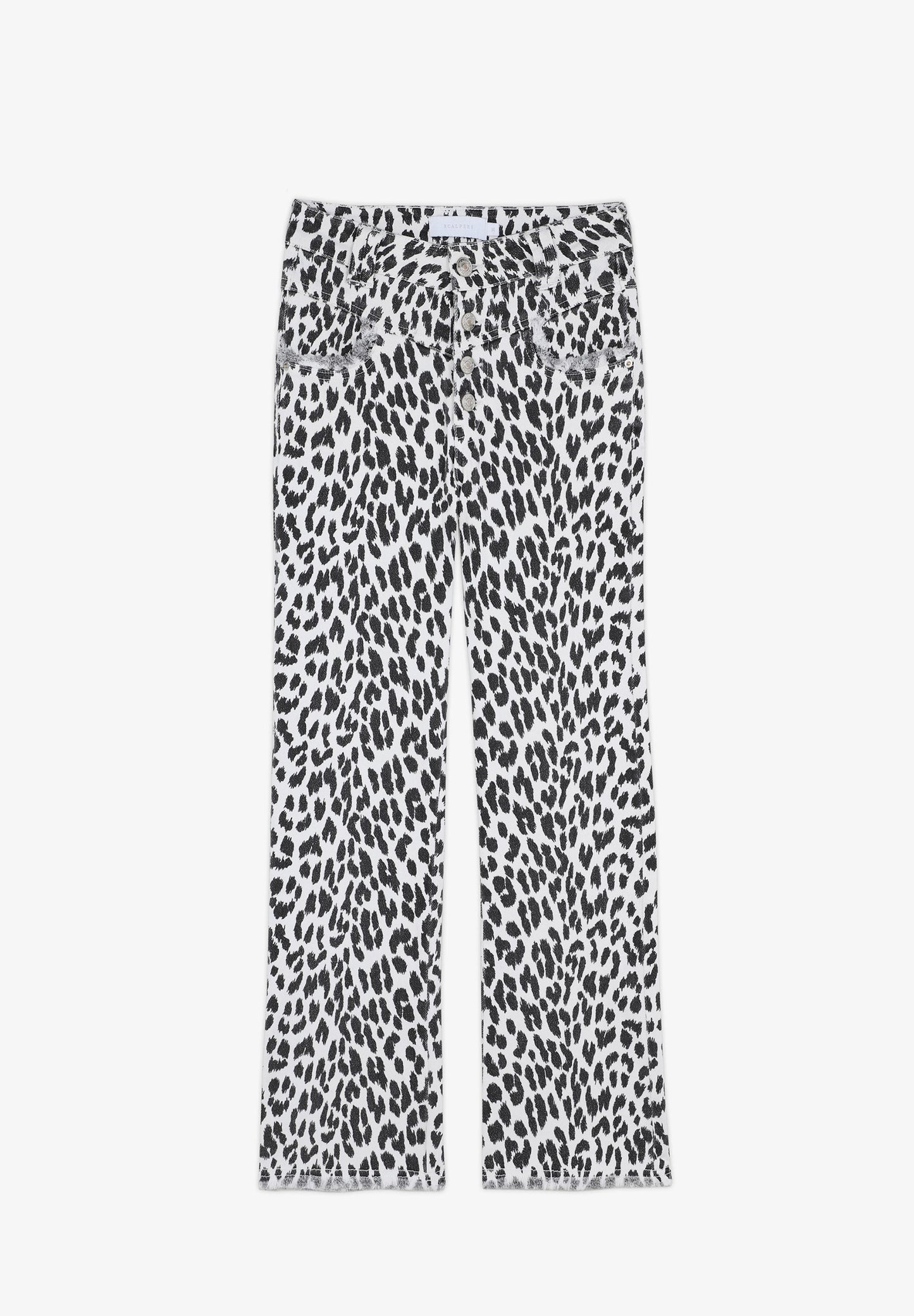 PANTALÓN DENIM ANKLE FLARE