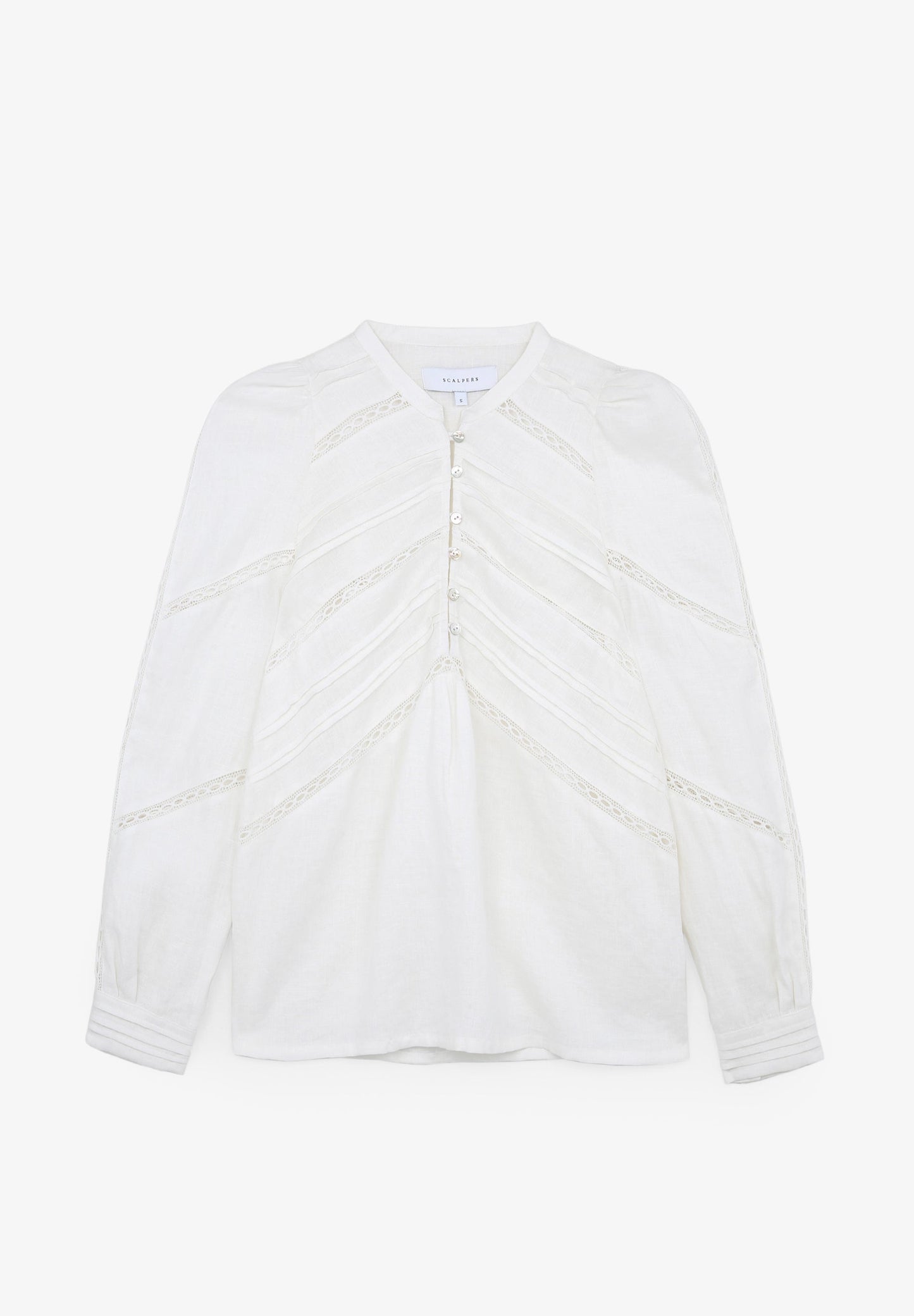 BLUSA LINO ENCAJE