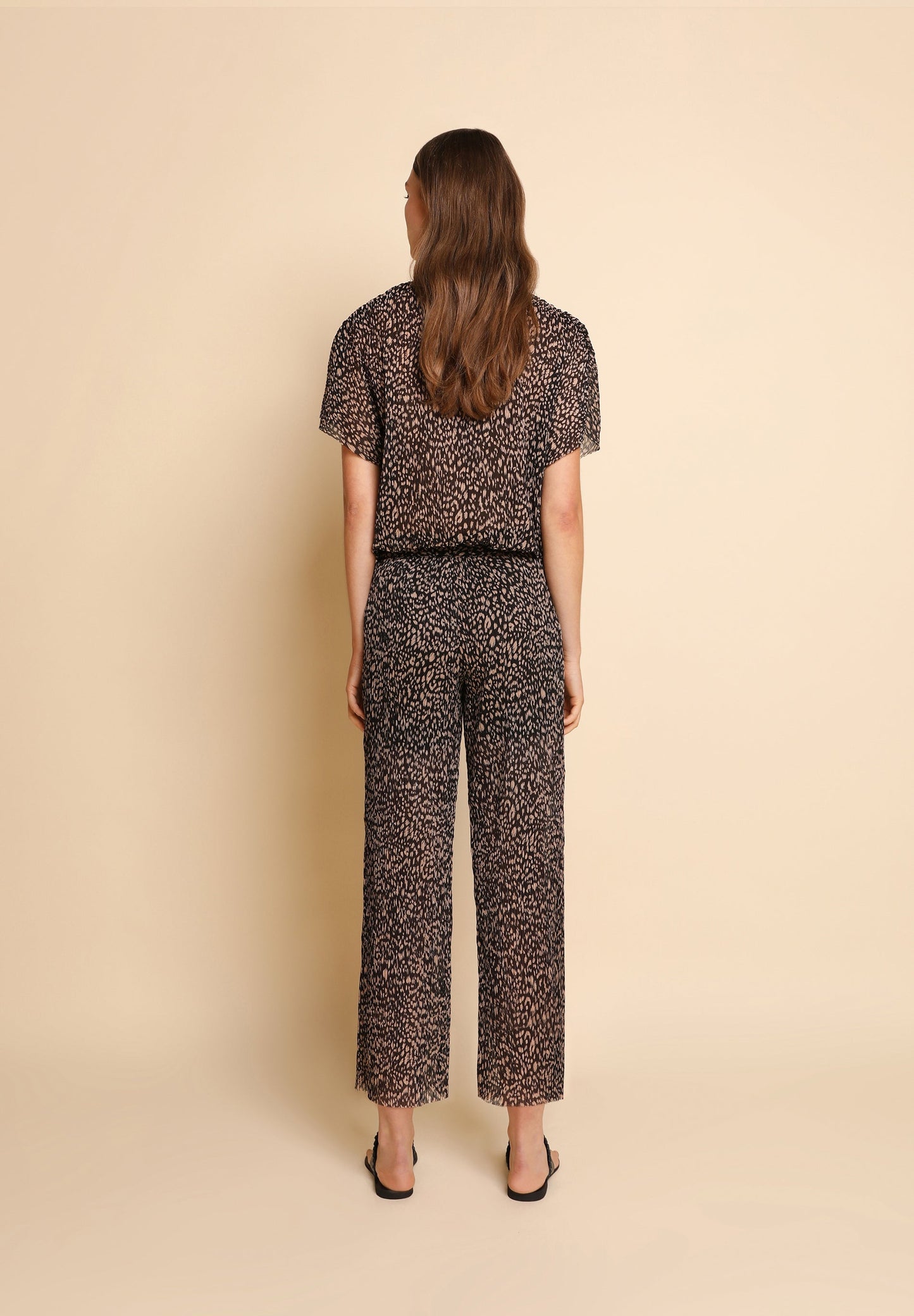 PANTALÓN PLISADO ANIMAL PRINT