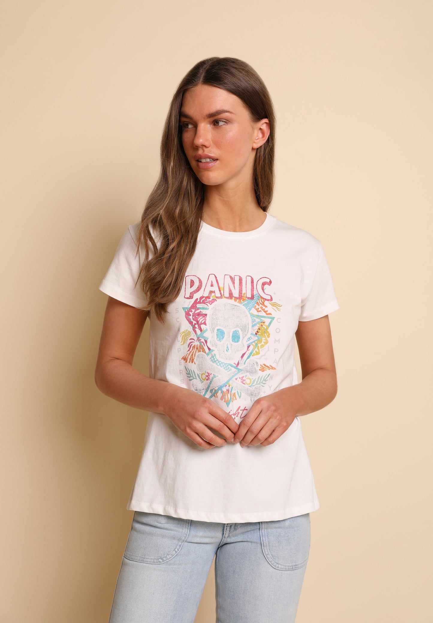CAMISETA CALAVERA PANIC